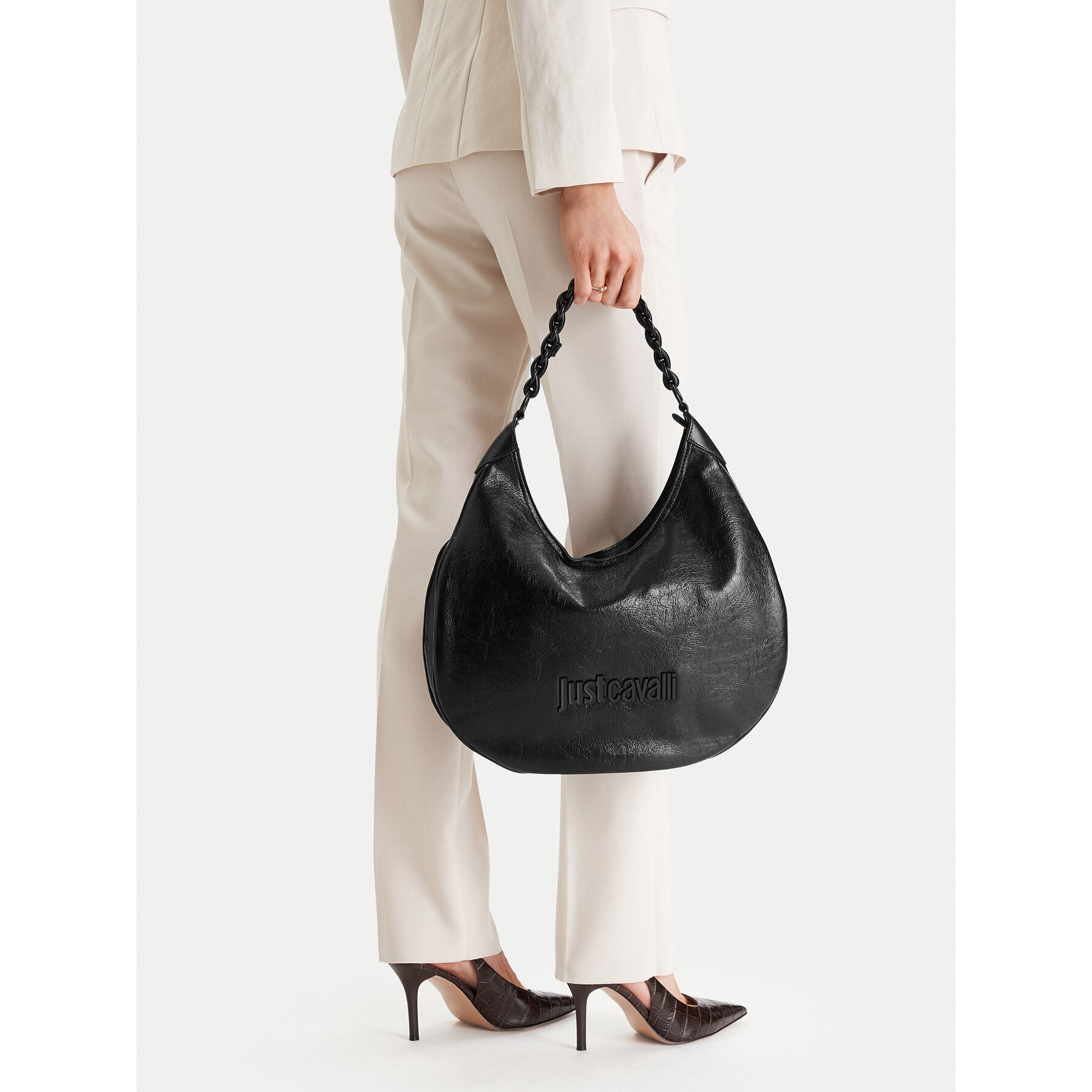 Geantă Just Cavalli 80RA4BC2 ZSD86 Negru