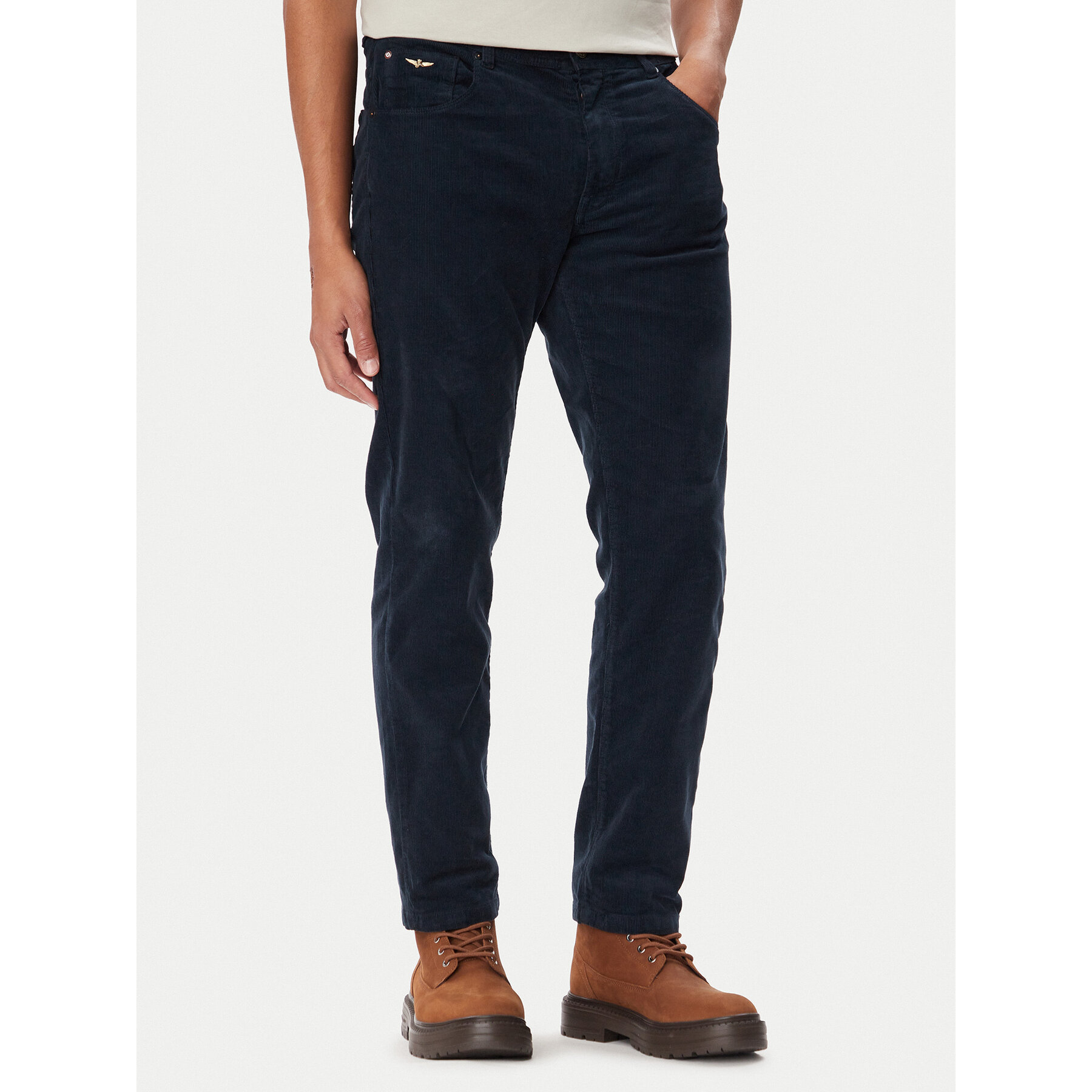 Aeronautica Militare Jeans 262PJ0216UCT04391 Dunkelblau Straight Leg