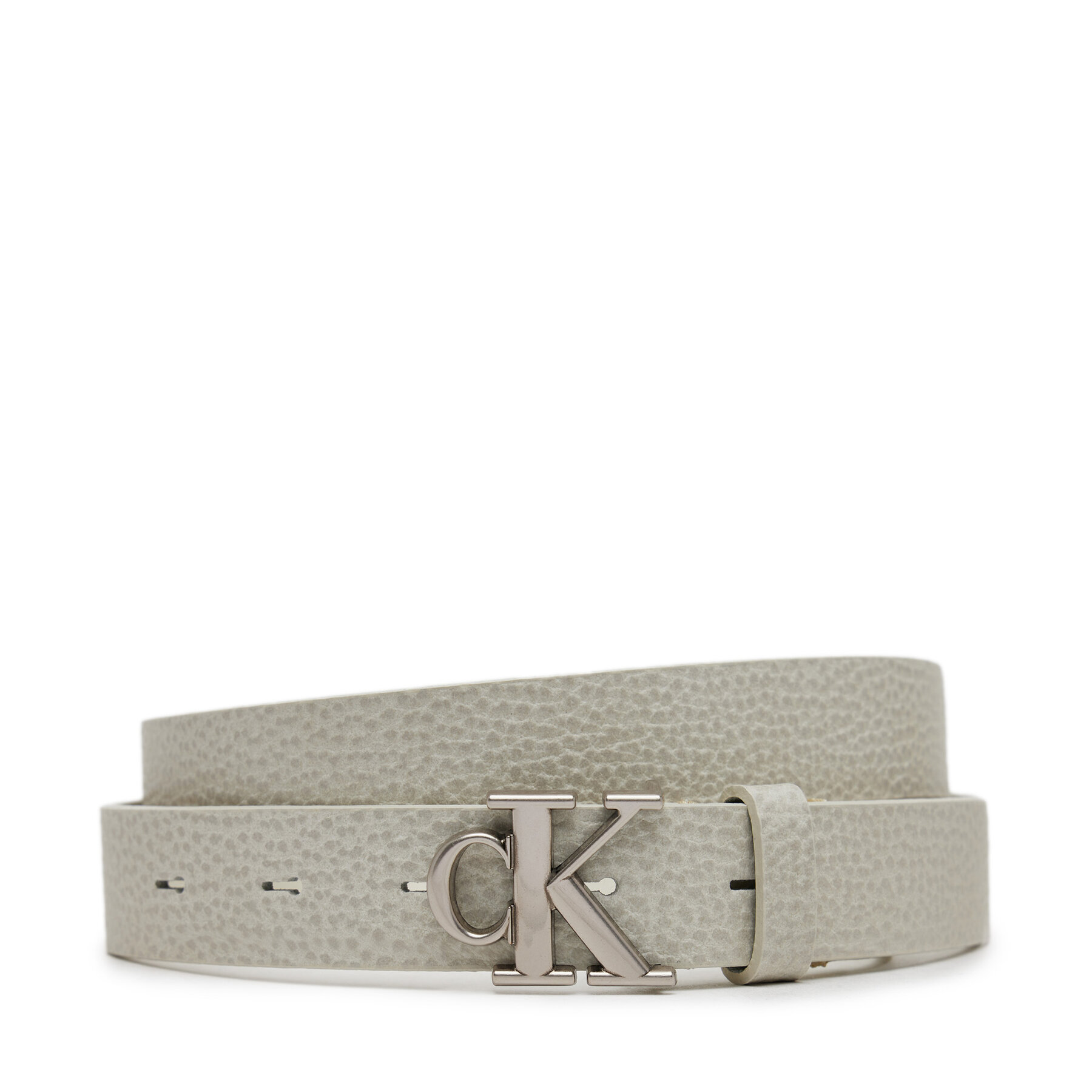 Дамски колан Calvin Klein Jeans Monogram Placque Buckle 25Mm LV04K7003G Бял