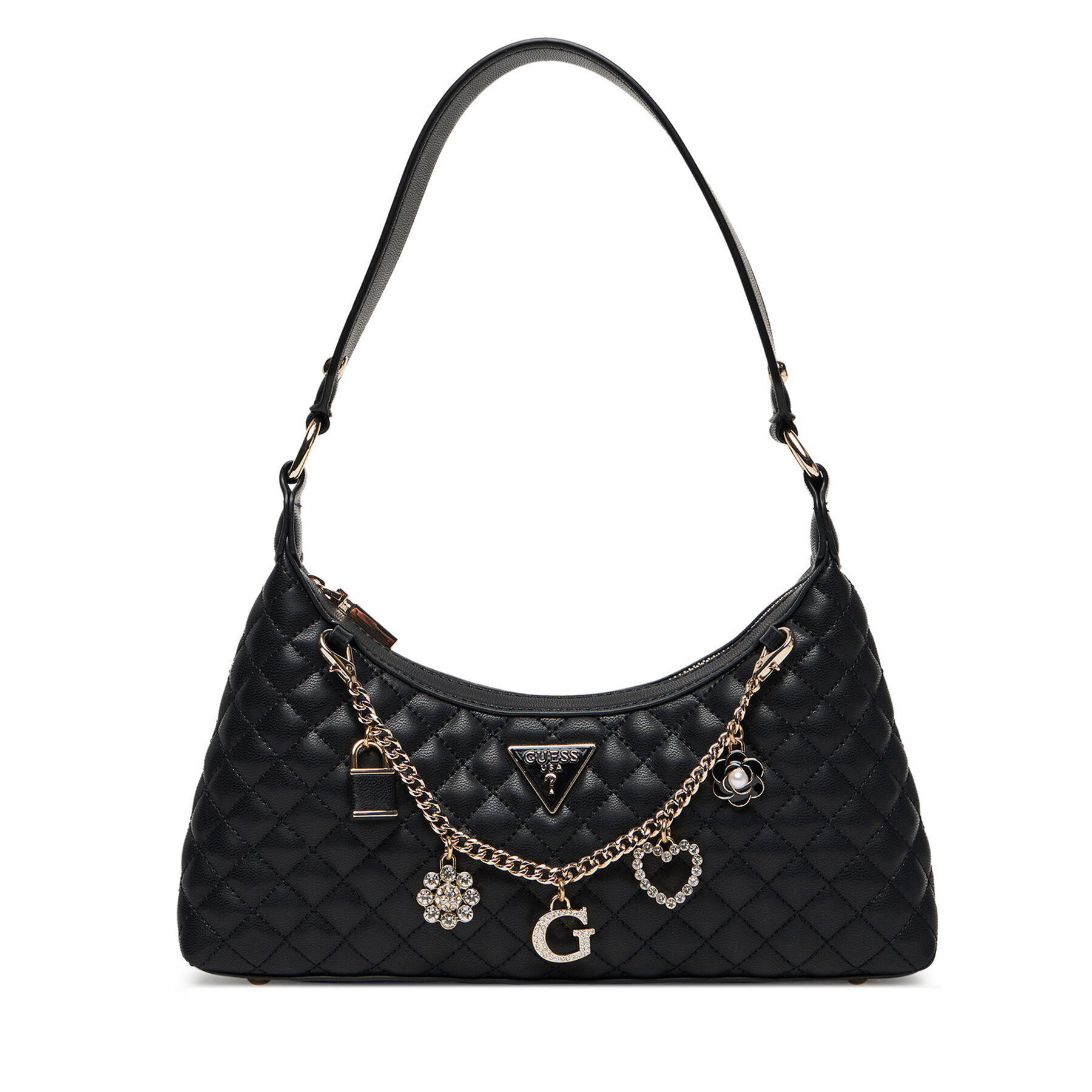Handtasche Guess Everlee HWEG86 79180 Schwarz