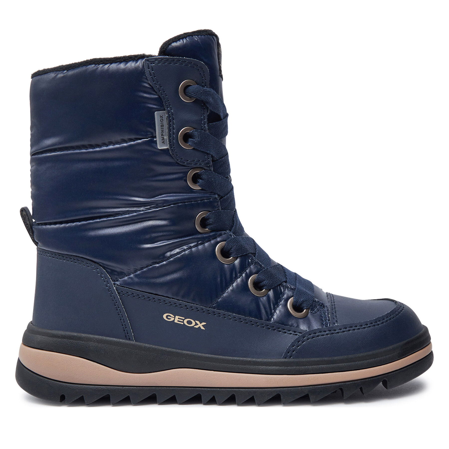 Čižmy Geox J Adelhide Girl B Ab J16EWA 0LVBC C4002 S Tmavomodrá