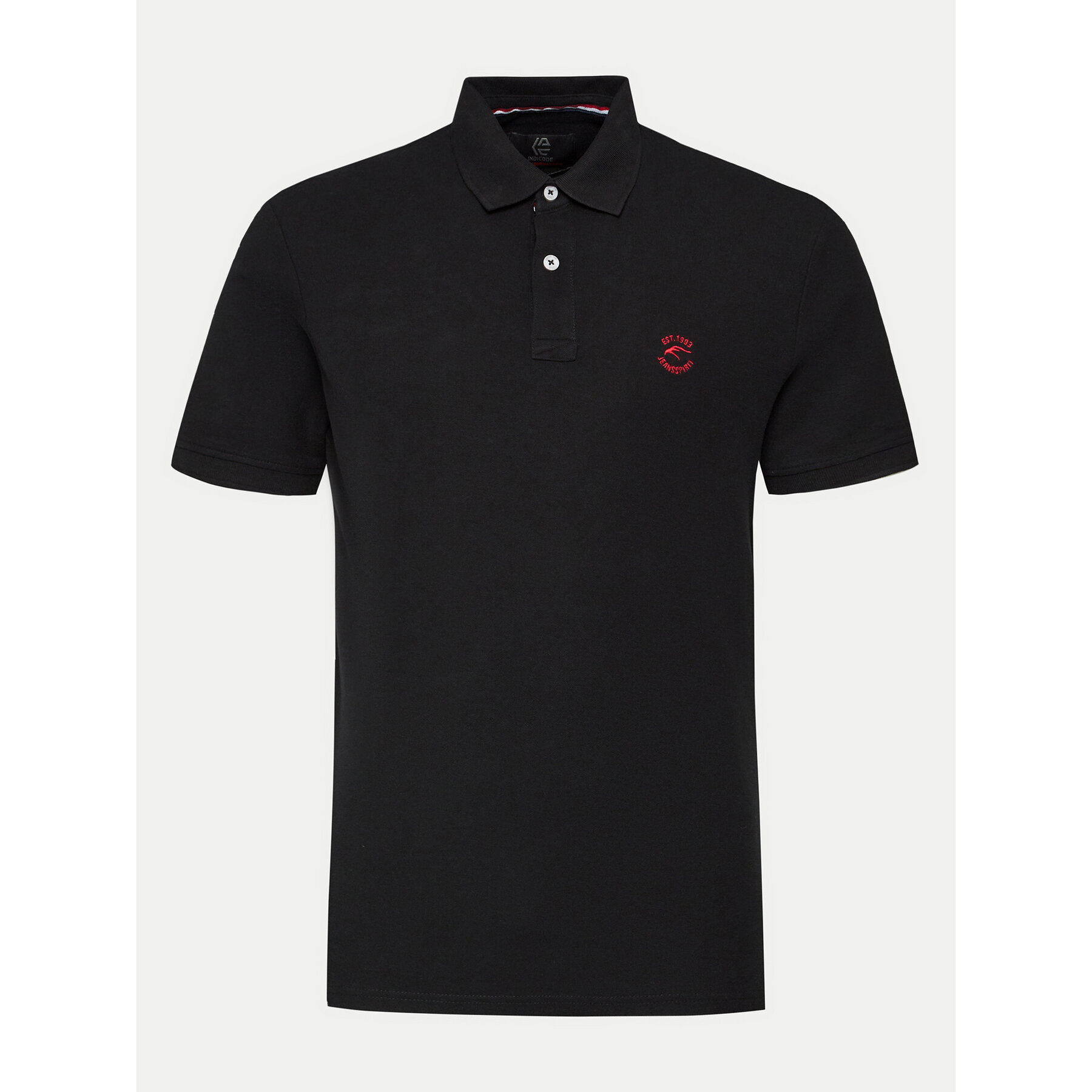 INDICODE INDICODE Polo Wadim 40-913 Μαύρο Slim Fit