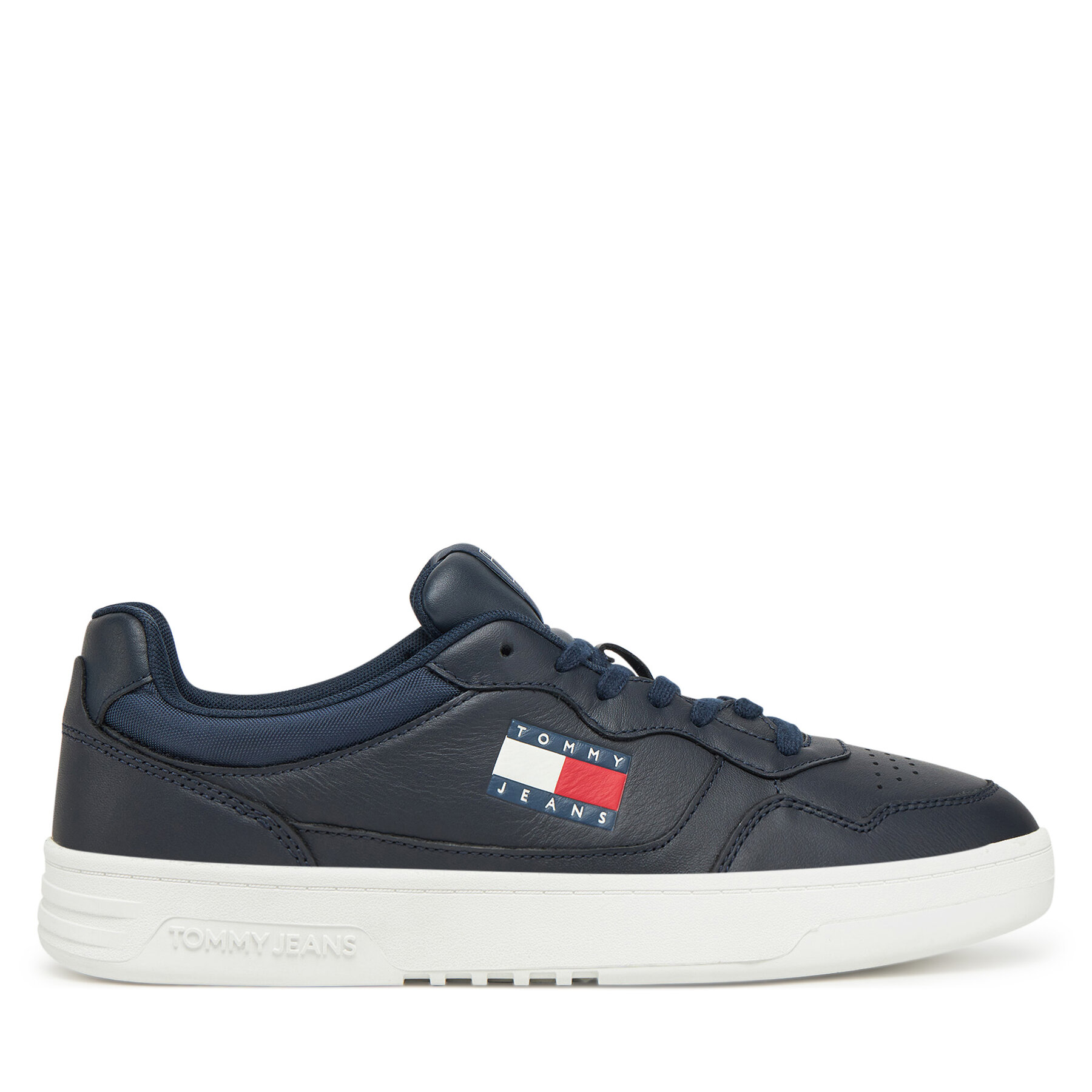 Sneakersy Tommy Jeans (New) Tjm Cupsole Leather Ess EM0EM01443 Tmavomodrá