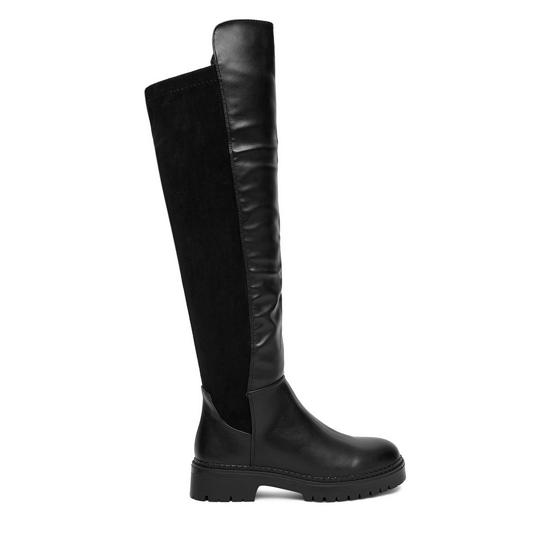 Cizme lungi muschetar DeeZee 58573-10 Negru