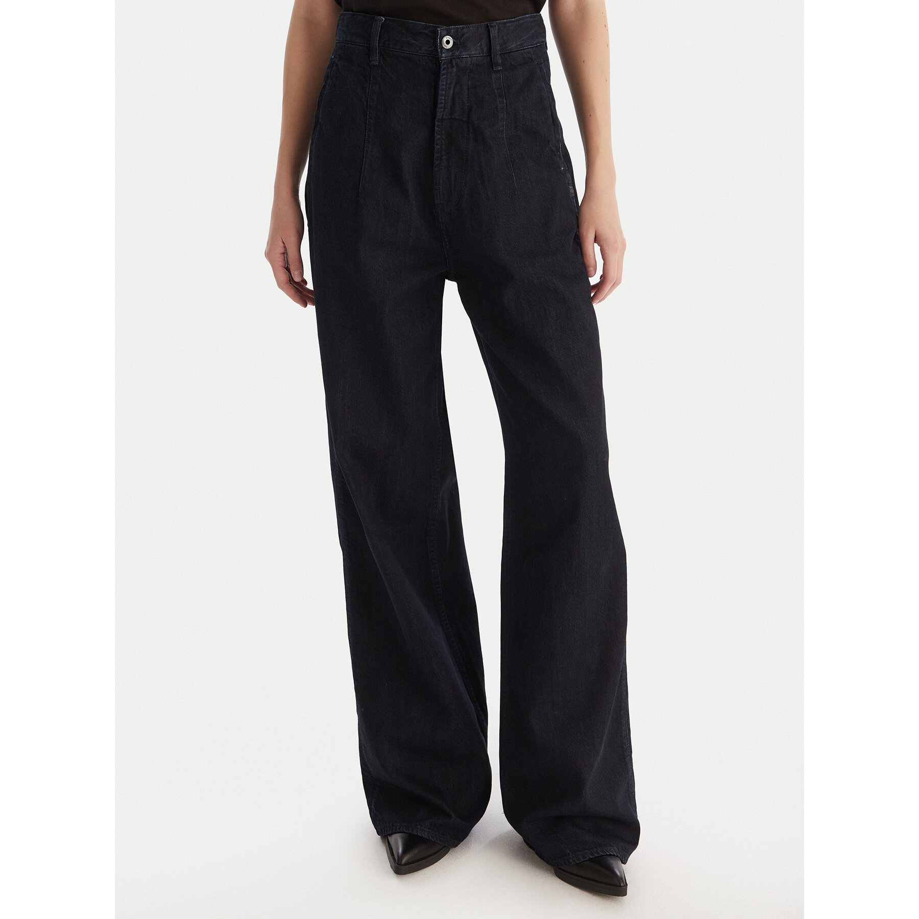 G-Star Raw Τζιν Roos D27705-D536 Σκούρο μπλε Wide Leg