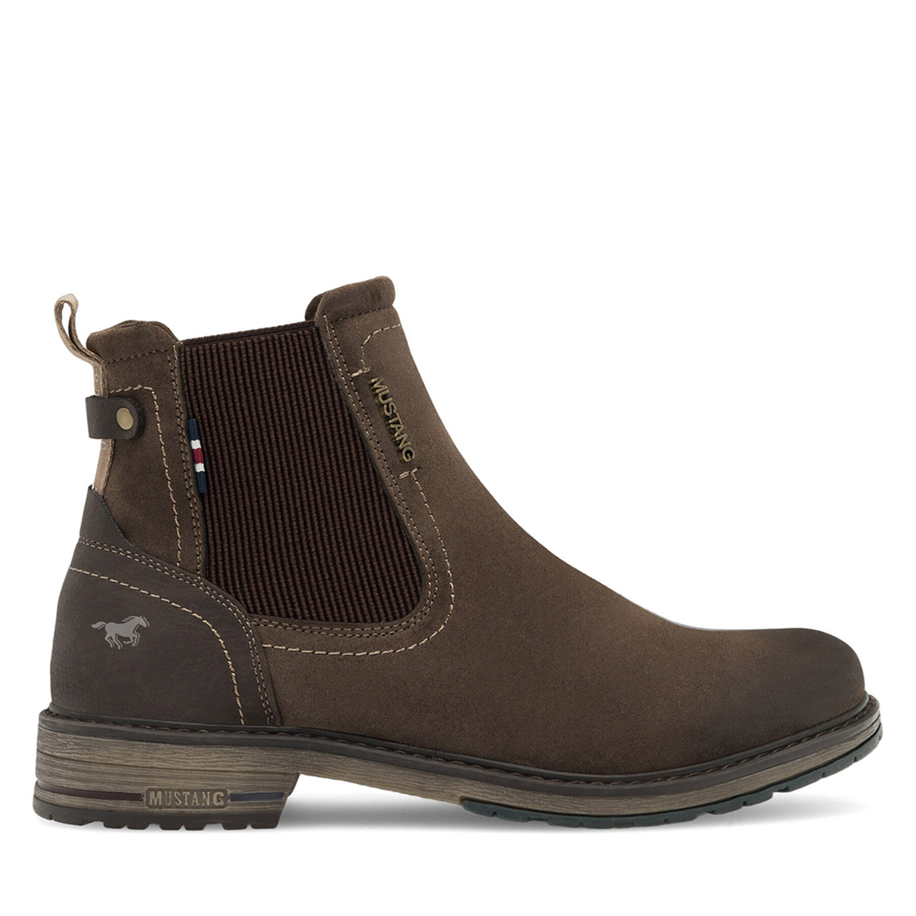 Botines planos Mustang 4157-608 Marrón