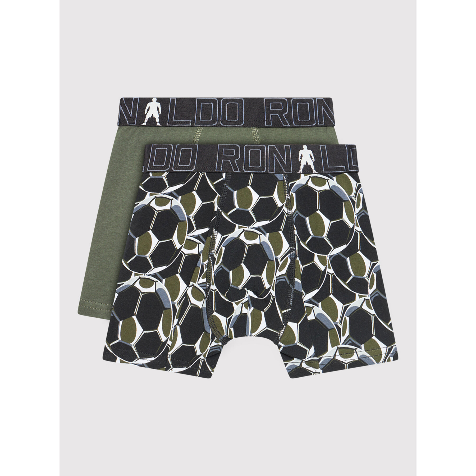 Cristiano Ronaldo CR7 Set di boxer Trunk 2-Pack 8400-51-565 Verde