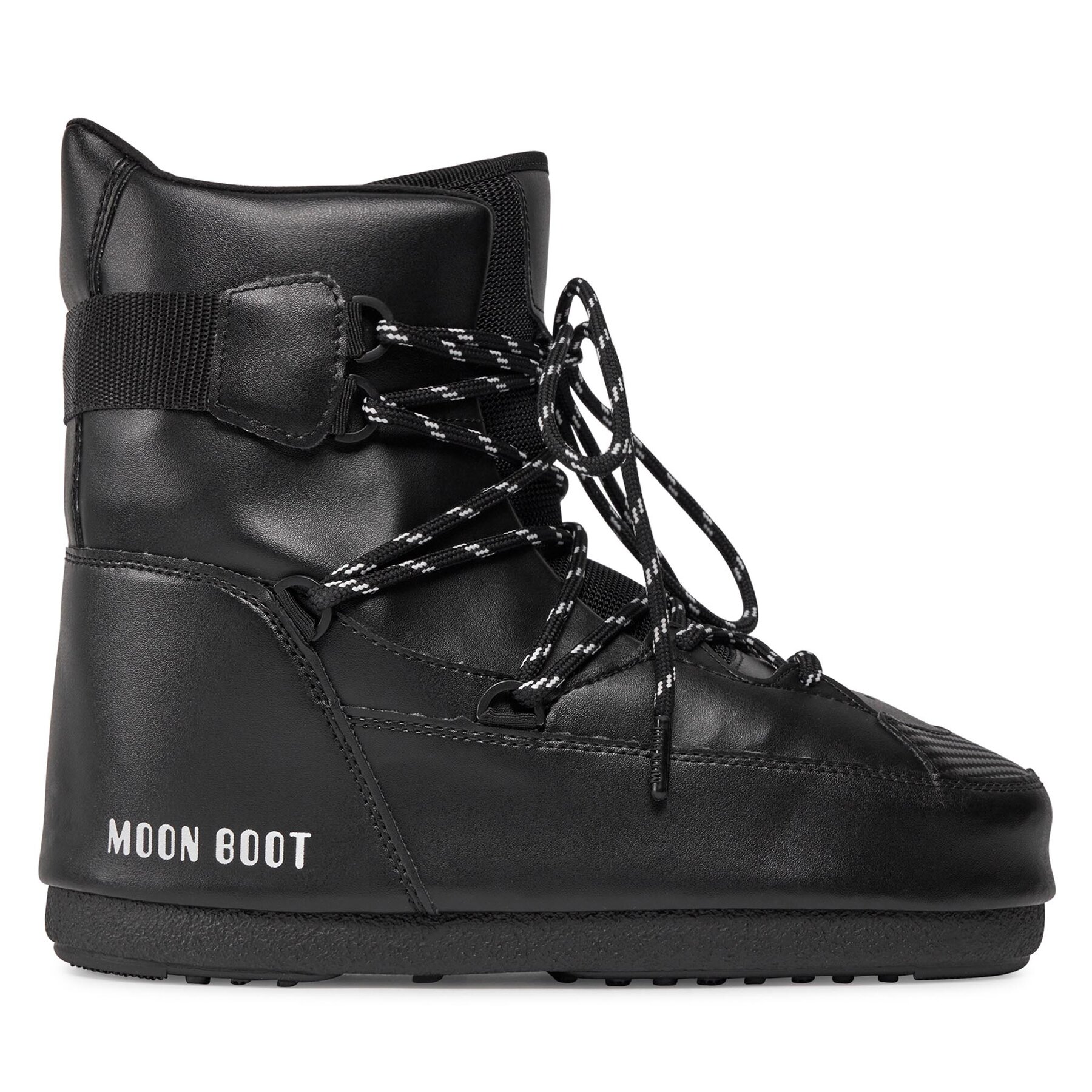 Moon Boot Μπότες Χιονιού Moon Boot Sneaker Mid 14028200001 Μαύρο