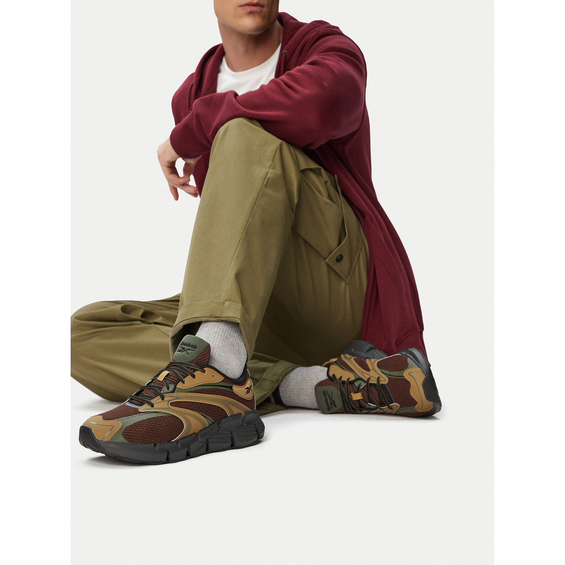 Tekaški čevlji Reebok EO-ZIG HYPNOTICA 100263343 Rjava