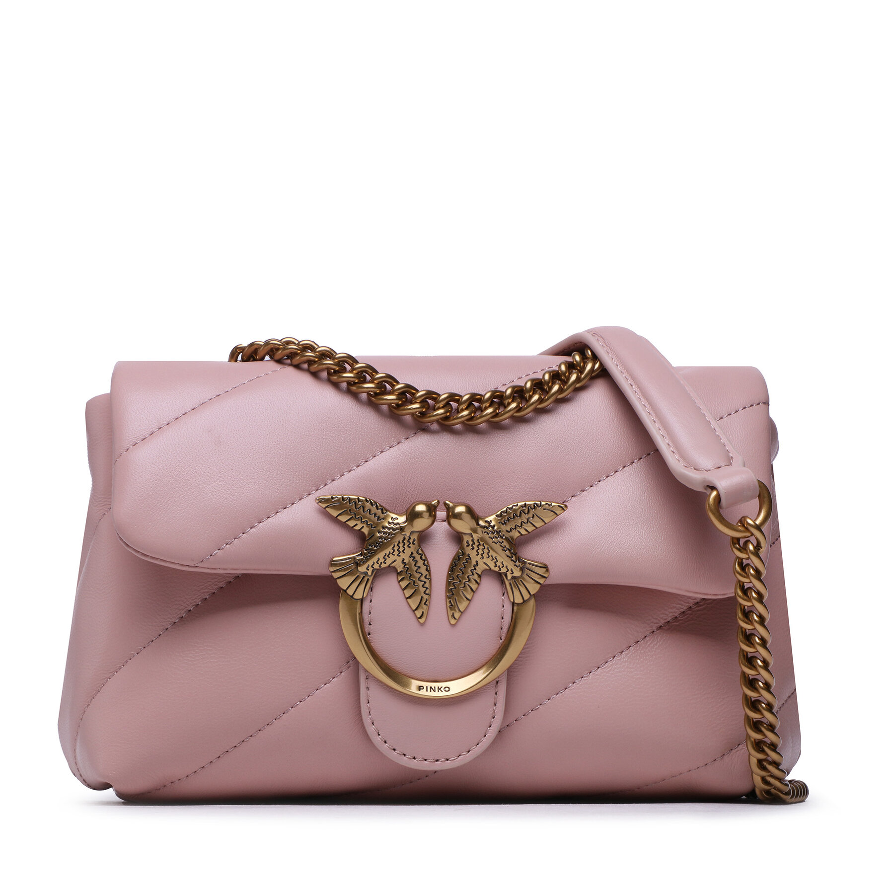 Geantă PINKO Love Mini Puff Cl PE 23 PLTT 100039 A0F2 Roz