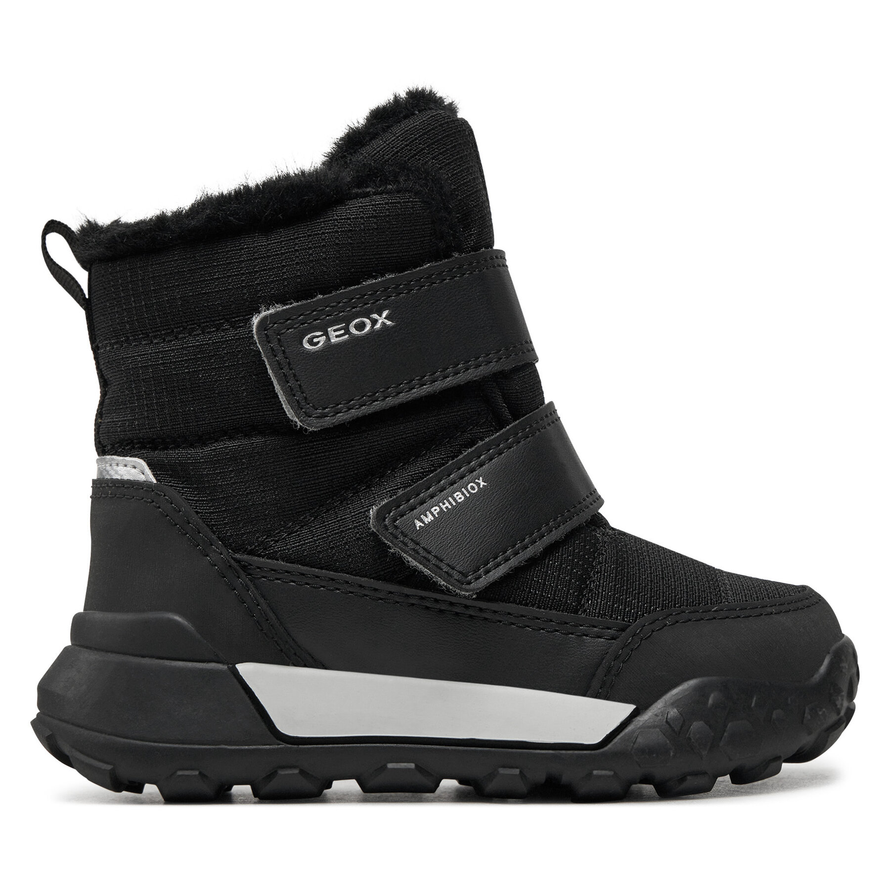 Bottes de neige Geox J Trekkyup Boy B Abx J46MBF 0FU50 C9999 M Noir