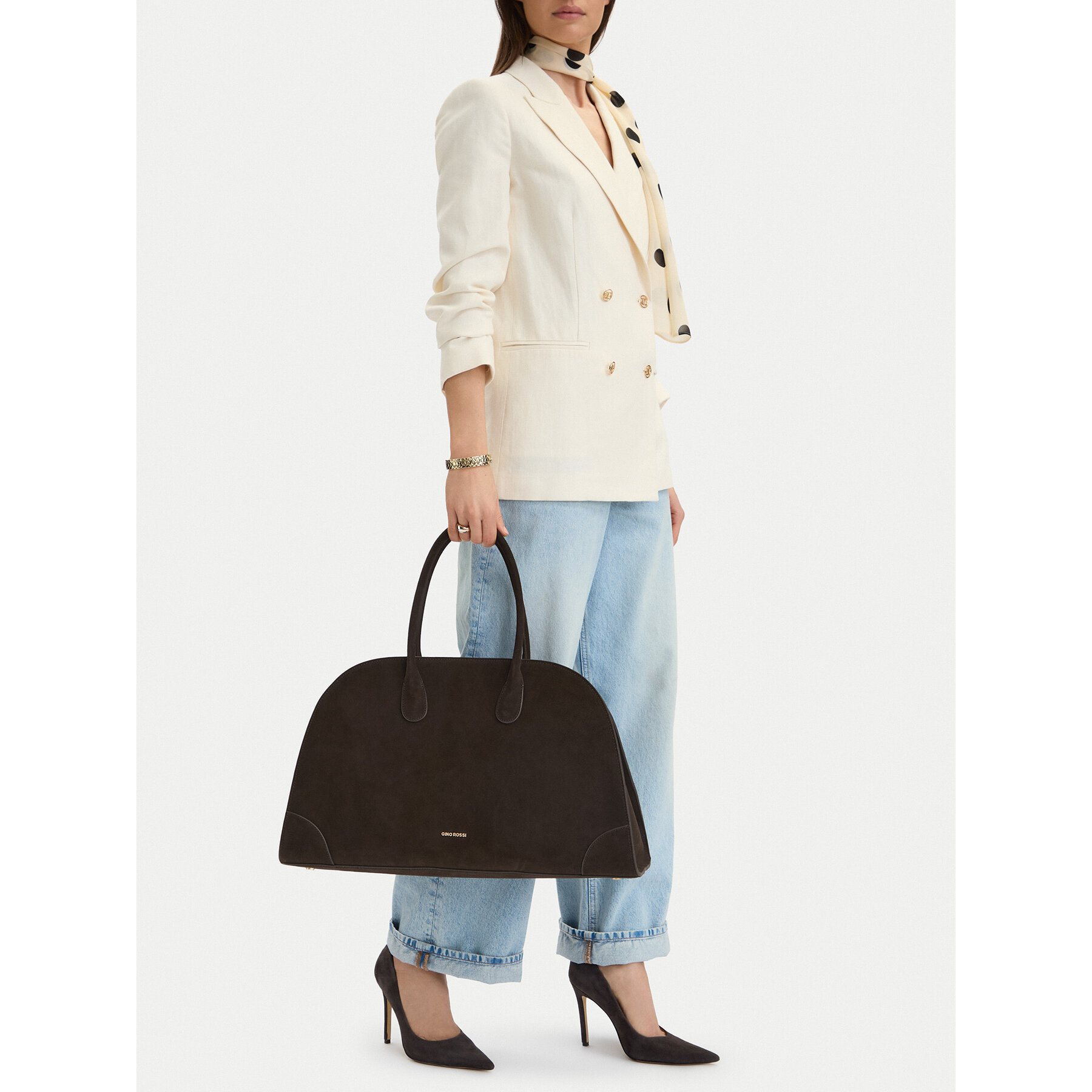 Τσάντα GINO ROSSI EO-LAURA-LA224-19139 Καφέ