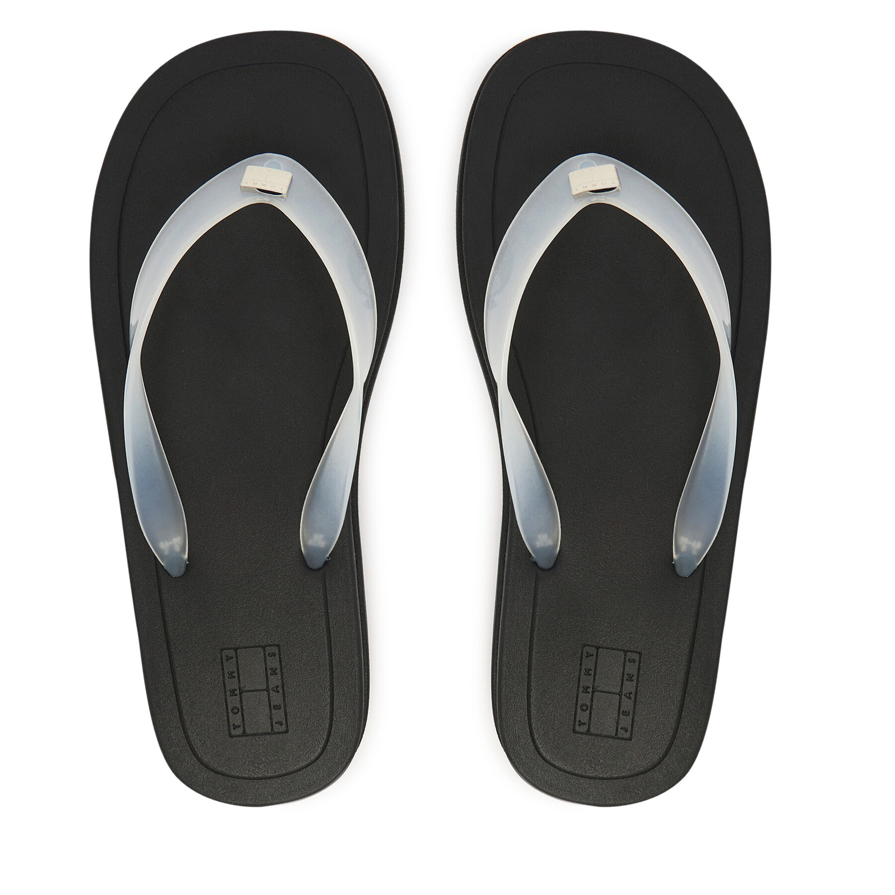 Flip flop Tommy Jeans Tjw Cleated Jelly Summer Sandal EN0EN02954 Alb