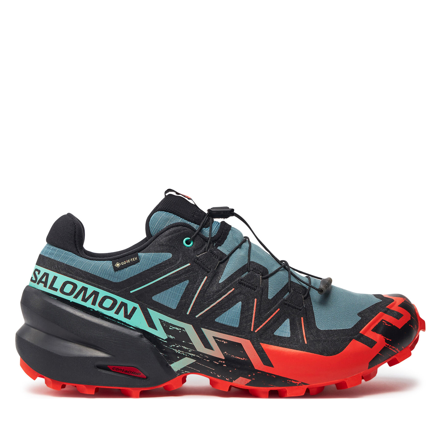 Herren Laufschuhe Salomon, Schuhgröße 48, Grau, Speedcross 6 Gore-Tex L47701300