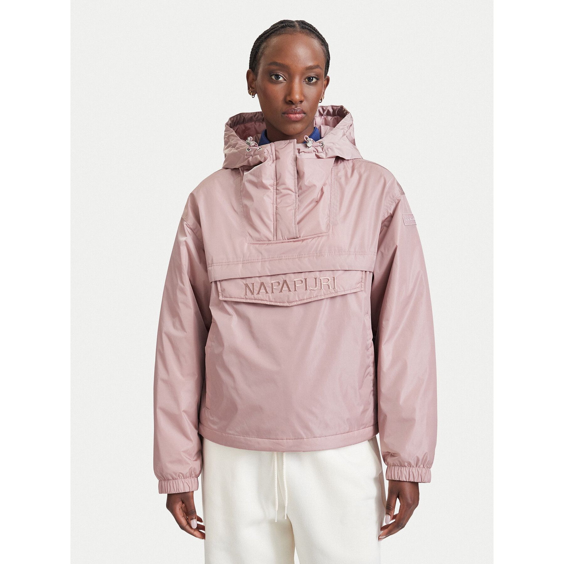 Napapijri Anorak Rainforest Optique W NP0A8AHAP241 Hellrosa Oversize
