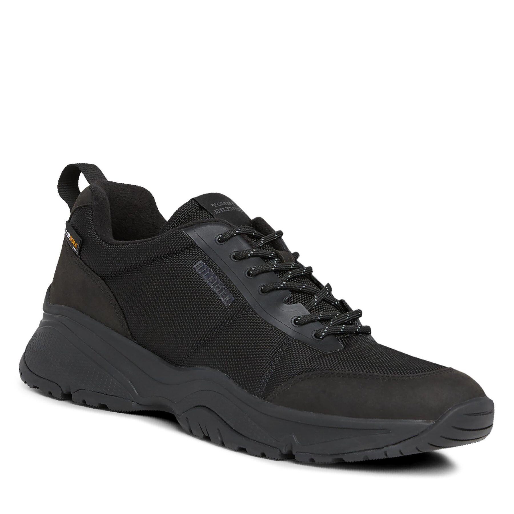 Superge Tommy Hilfiger Outdoor Runner Low Cordura FM0FM04837 Triple Black 0GQ