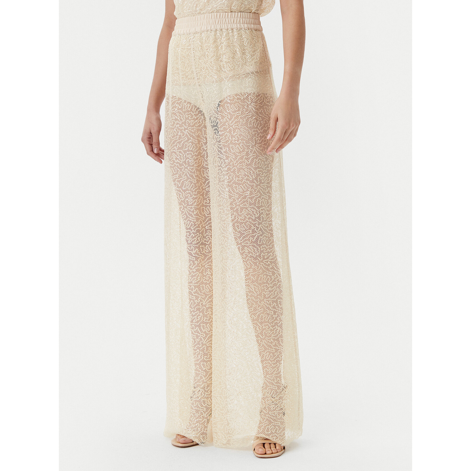 PINKO Palazzohose 105009 A2EX Beige Regular Fit