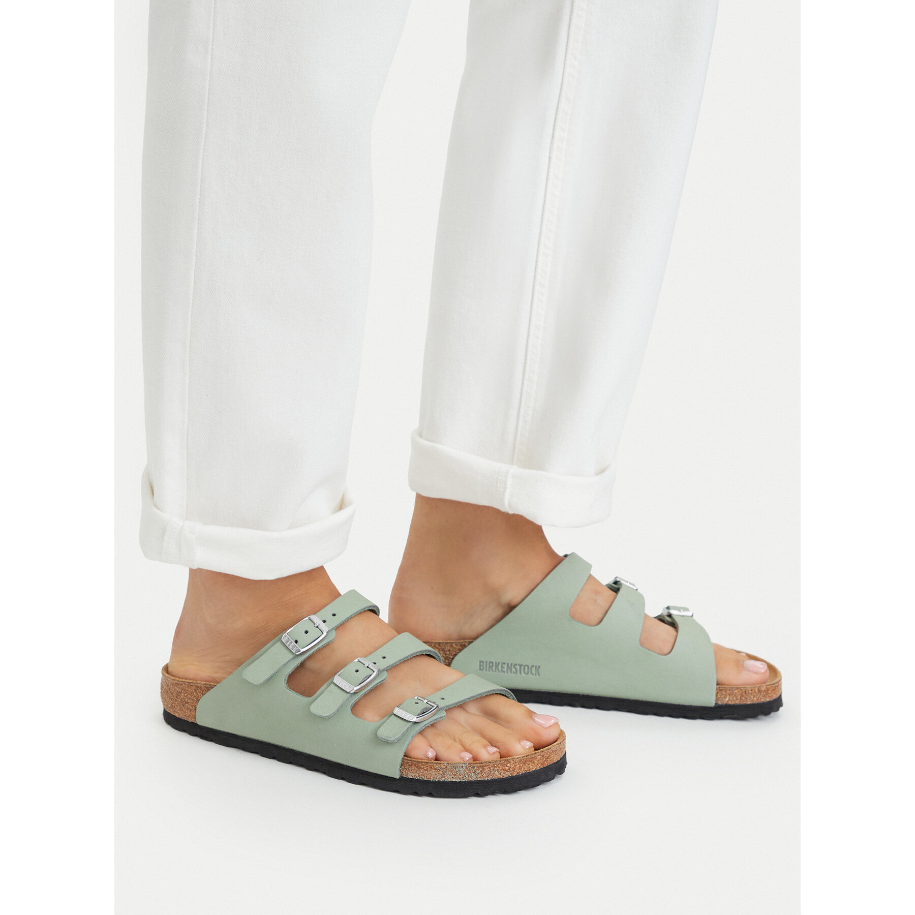 Šľapky Birkenstock Florida 1030319 Zelená