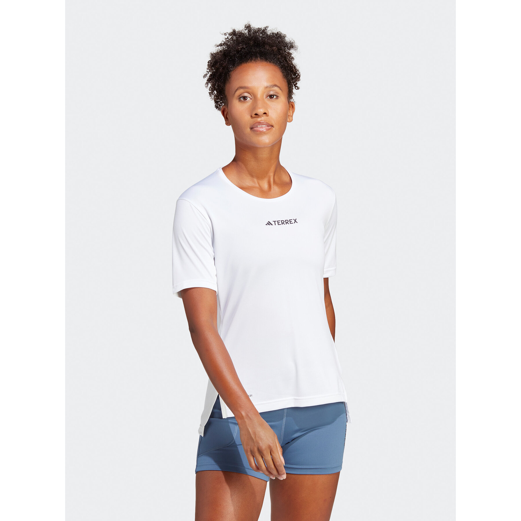 adidas Technisches T-Shirt Terrex Multi T-Shirt HM4040 Weiß Regular Fit