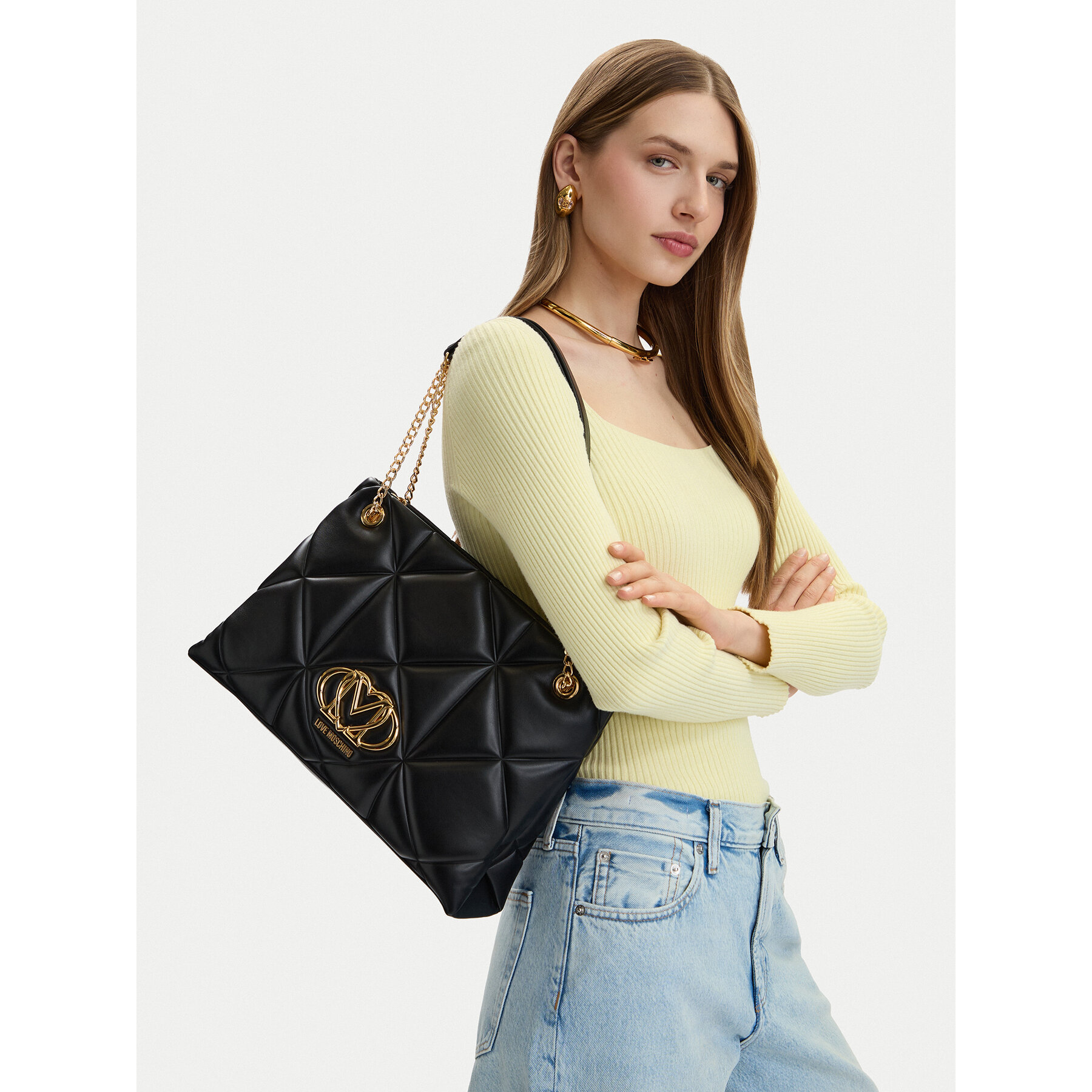 Kabelka LOVE MOSCHINO JC4040PP0OLC0000 Čierna
