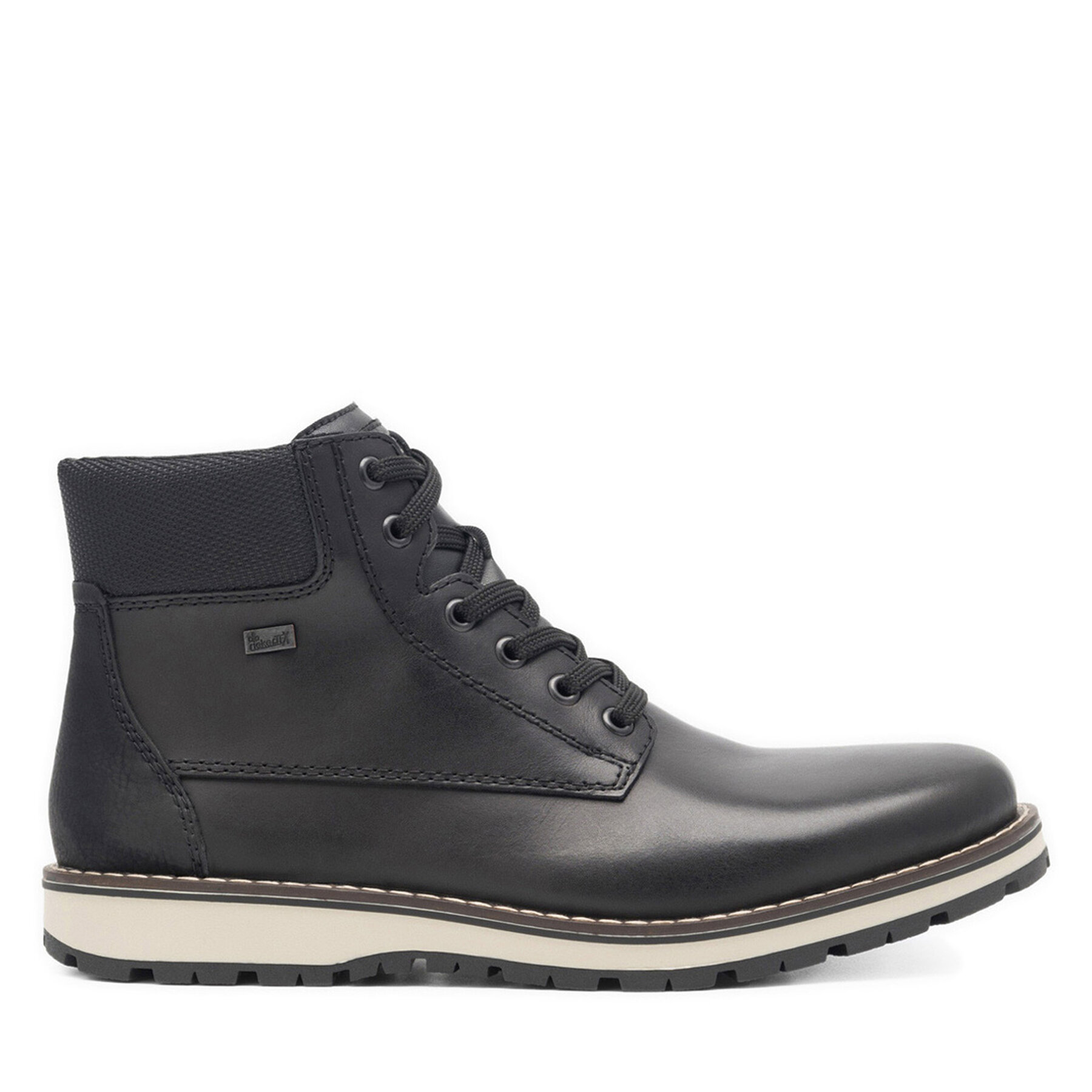 Herren Schnürschuhe Rieker, Schuhgröße 40, Schwarz, 38405-00