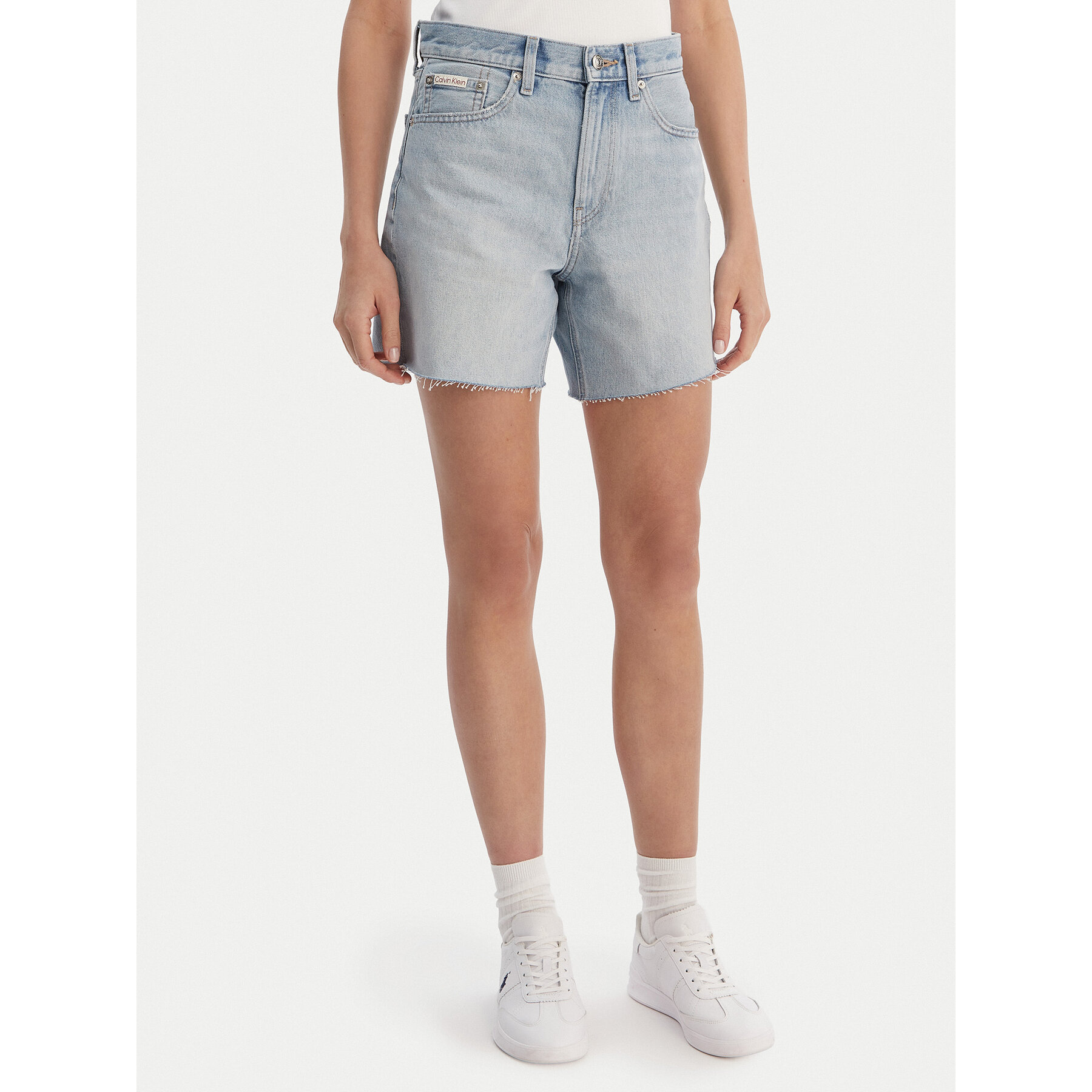 Calvin Klein Jeans Jeansshorts LV047F766G Blau Relaxed Fit
