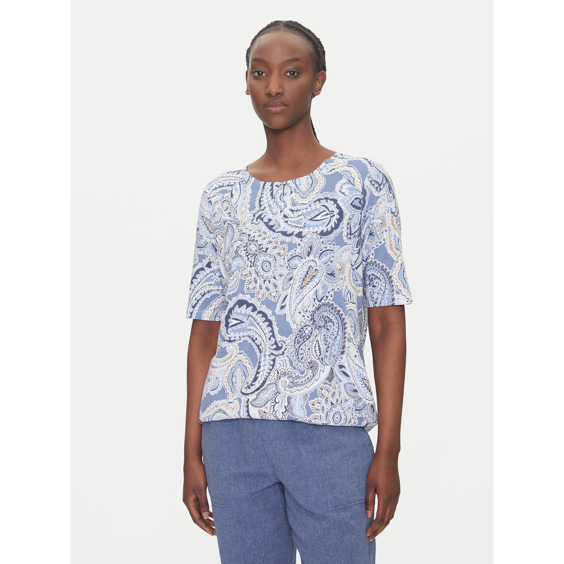 Olsen Olsen T-Shirt 11105109 Μπλε Regular Fit