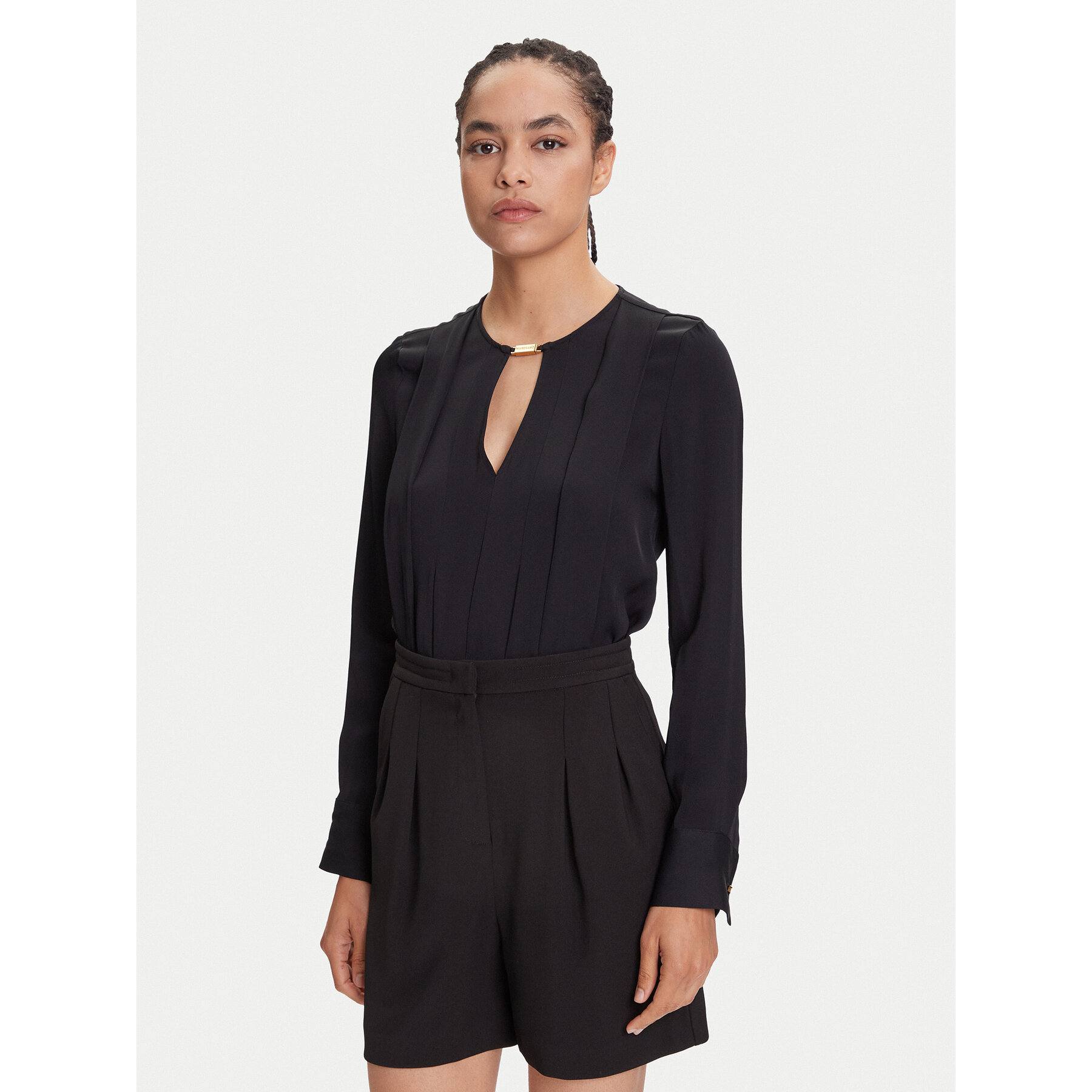 Marciano Guess Bluse 5YGH14 czar7356A Schwarz Regular Fit