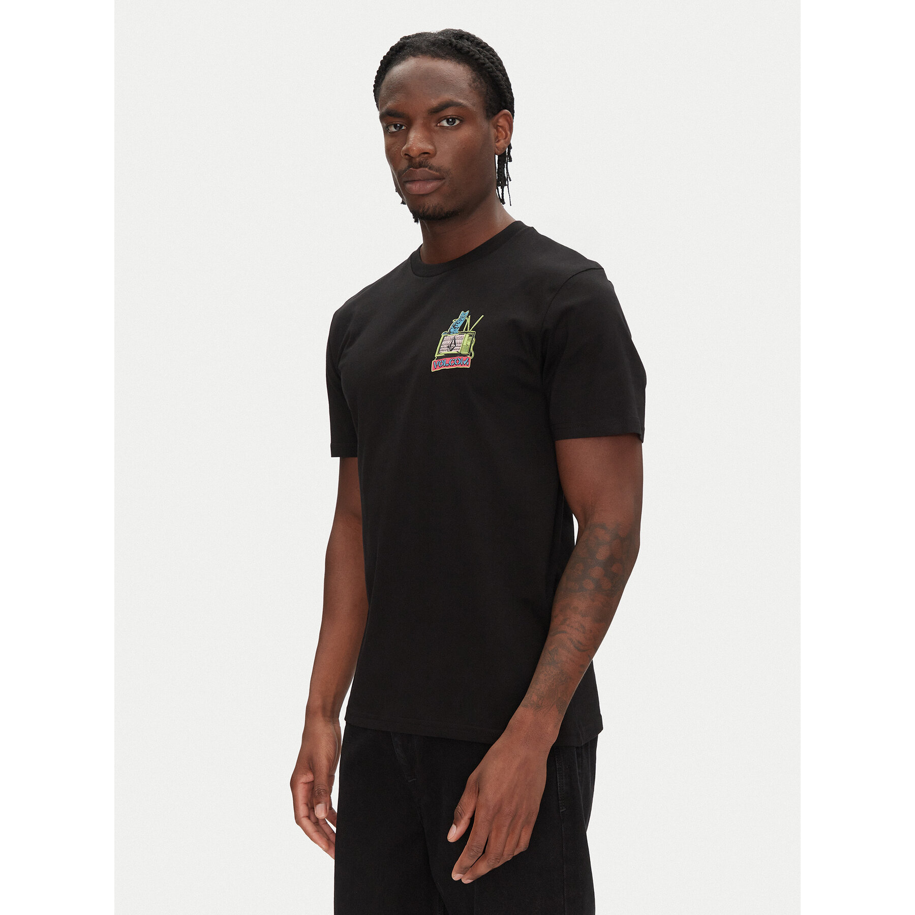 Volcom T-shirt Catv A3512552 Nero Classic Fit