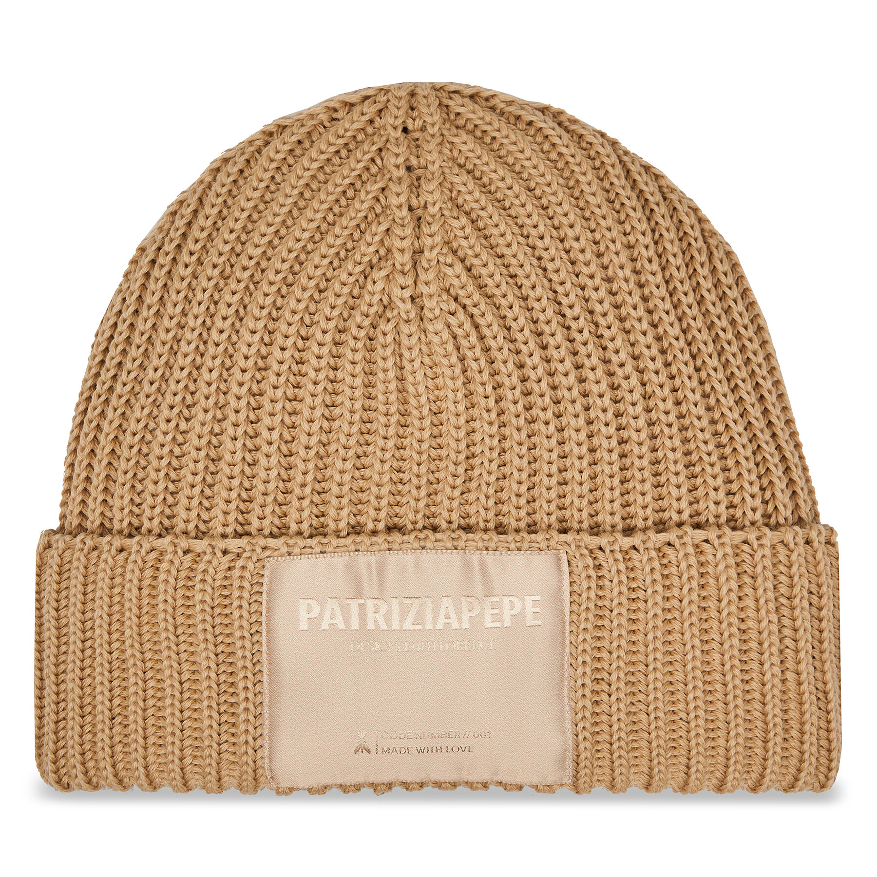 Mütze Patrizia Pepe 2F0048/K070-B778 Beige, Größe 00