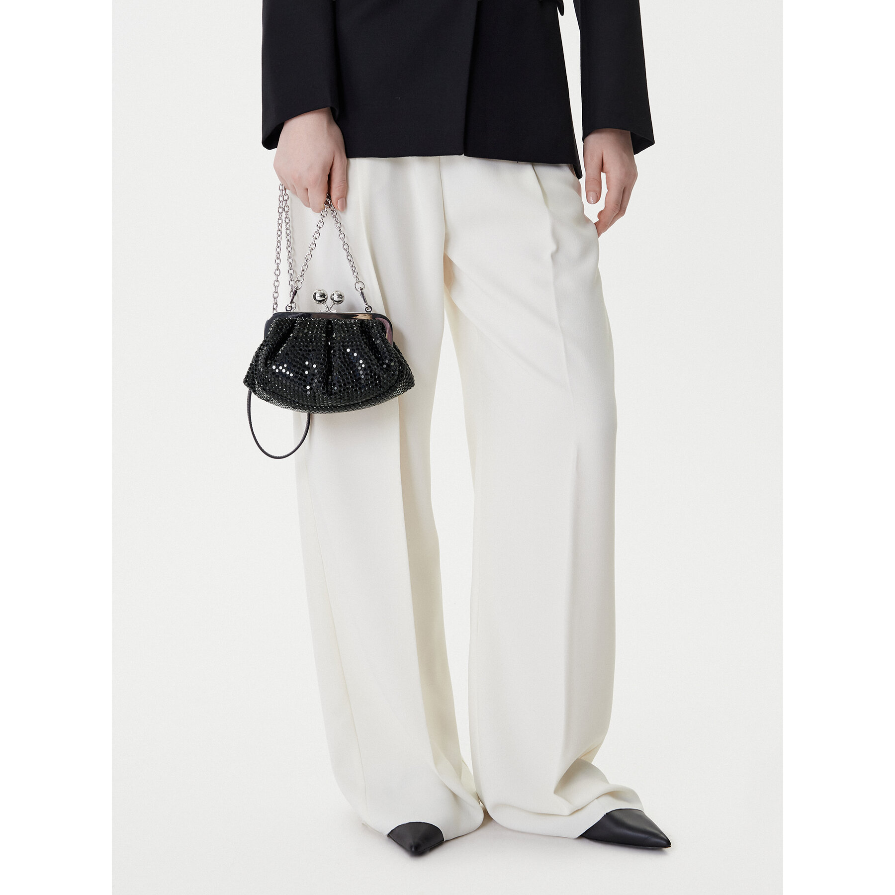 Táska Weekend Max Mara 2615511104650 Fekete
