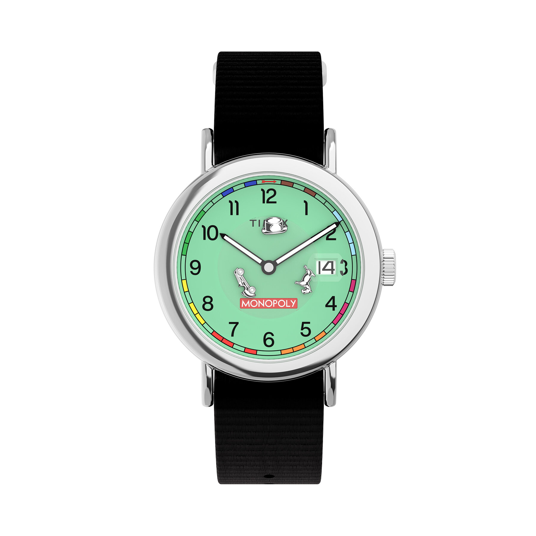 Karóra Timex Timex x Monopoly Weekender TW2Y47000 Fekete