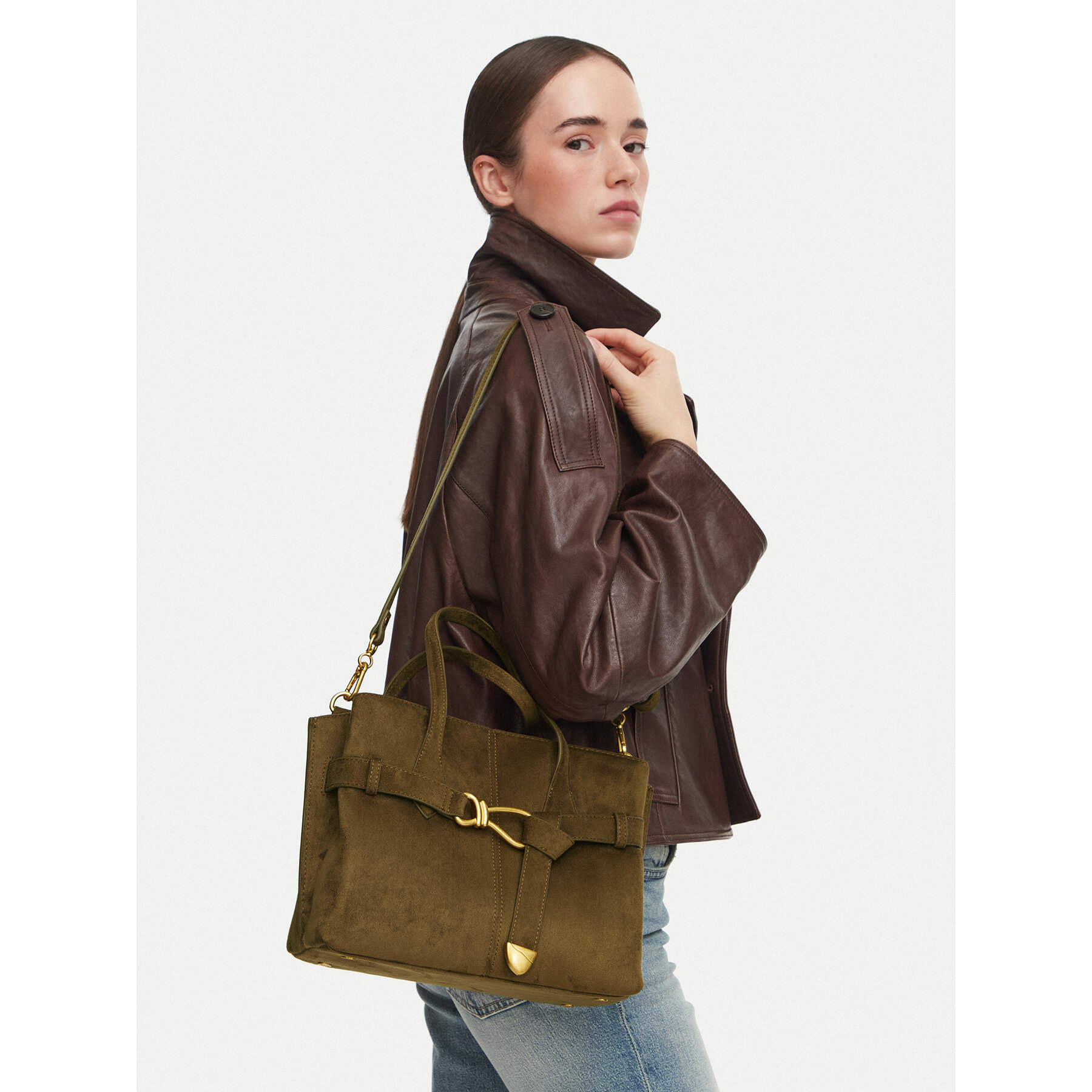 Ročna torba Steve Madden Bjoplin 13002641 Khaki