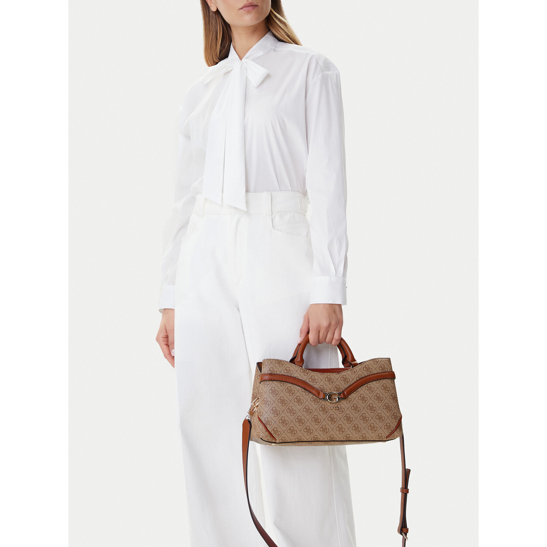 Дамска чанта Guess Dea HWSG79 93060 Бежов