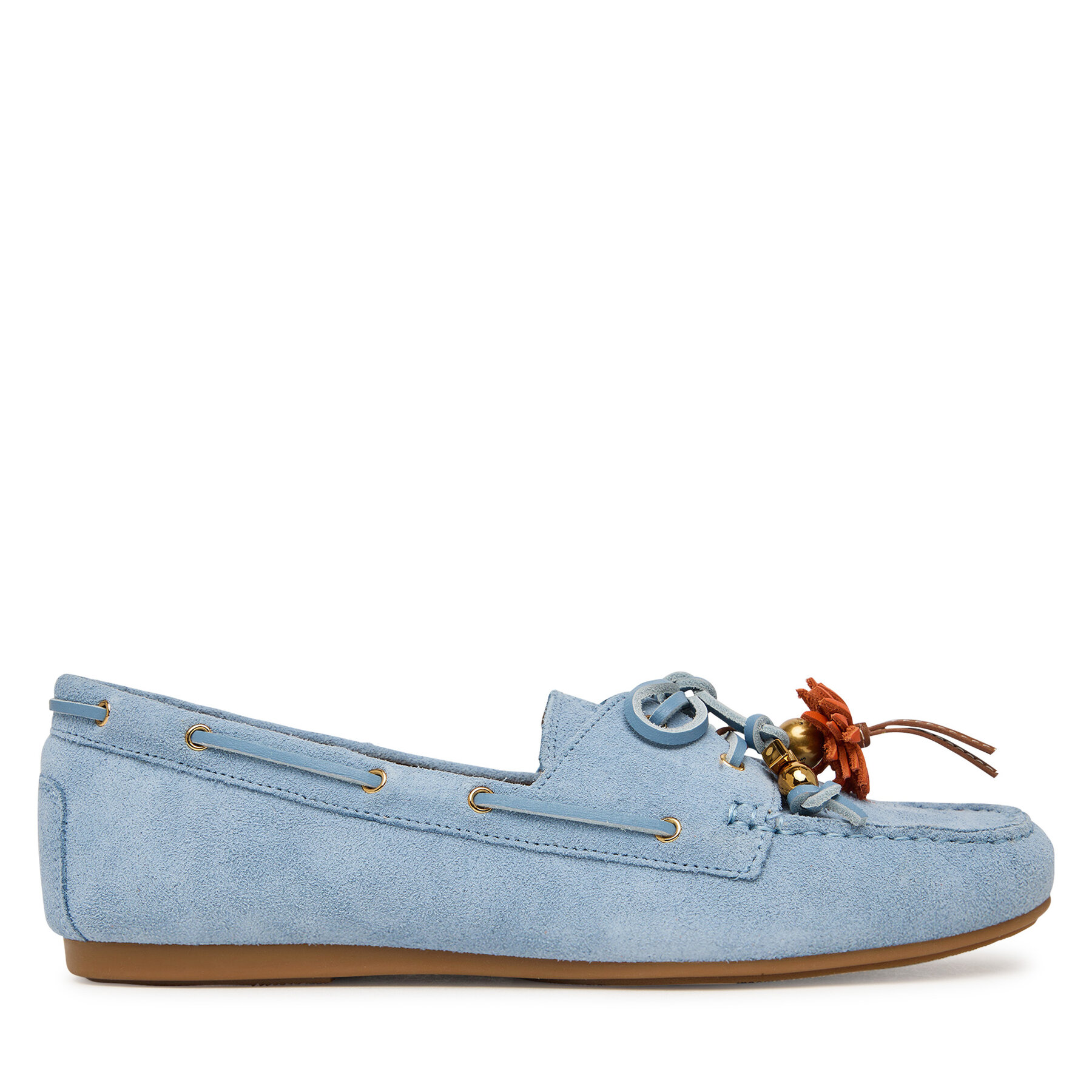 Mocasini MICHAEL Michael Kors 40S6FAFR2S Albastru celest