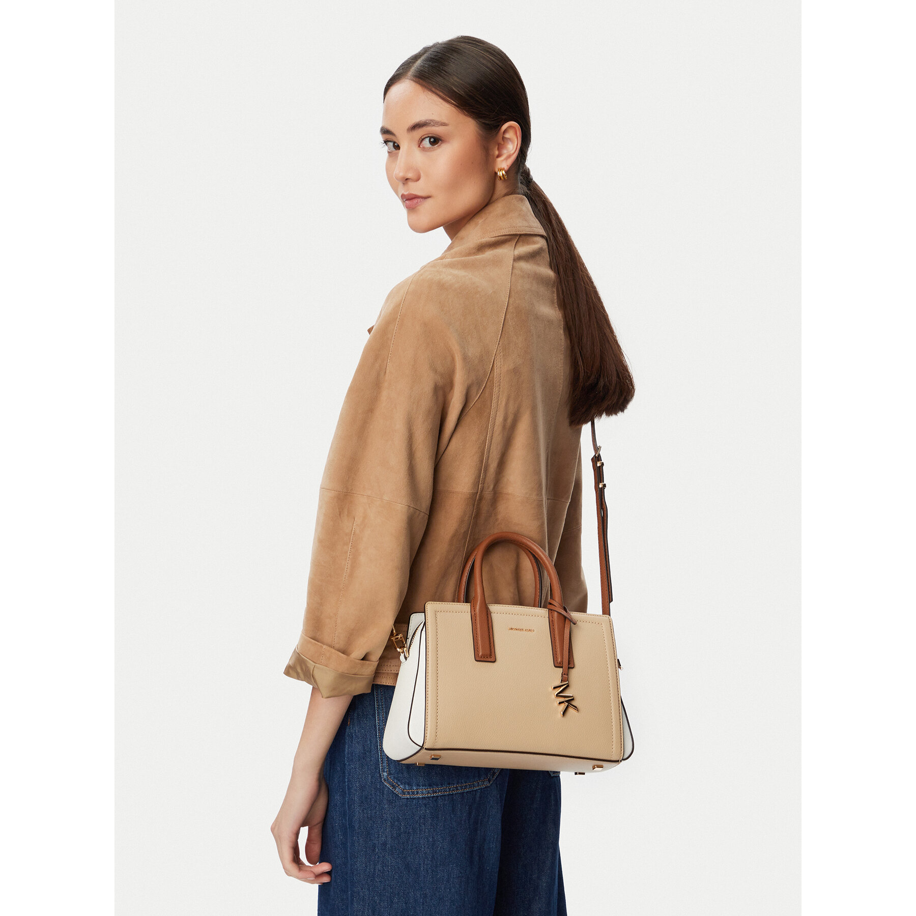 Geantă MICHAEL Michael Kors 30T5G9IS1T Bej