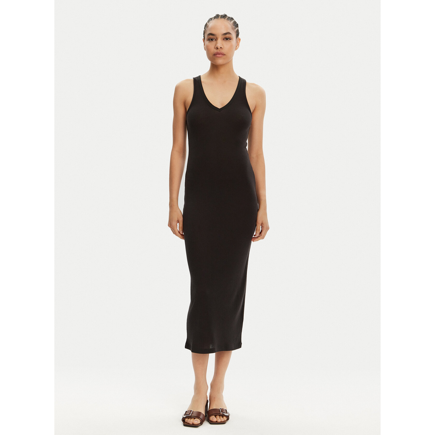 Calvin Klein Jeans Kleid für den Alltag J20J225282 Schwarz Slim Fit