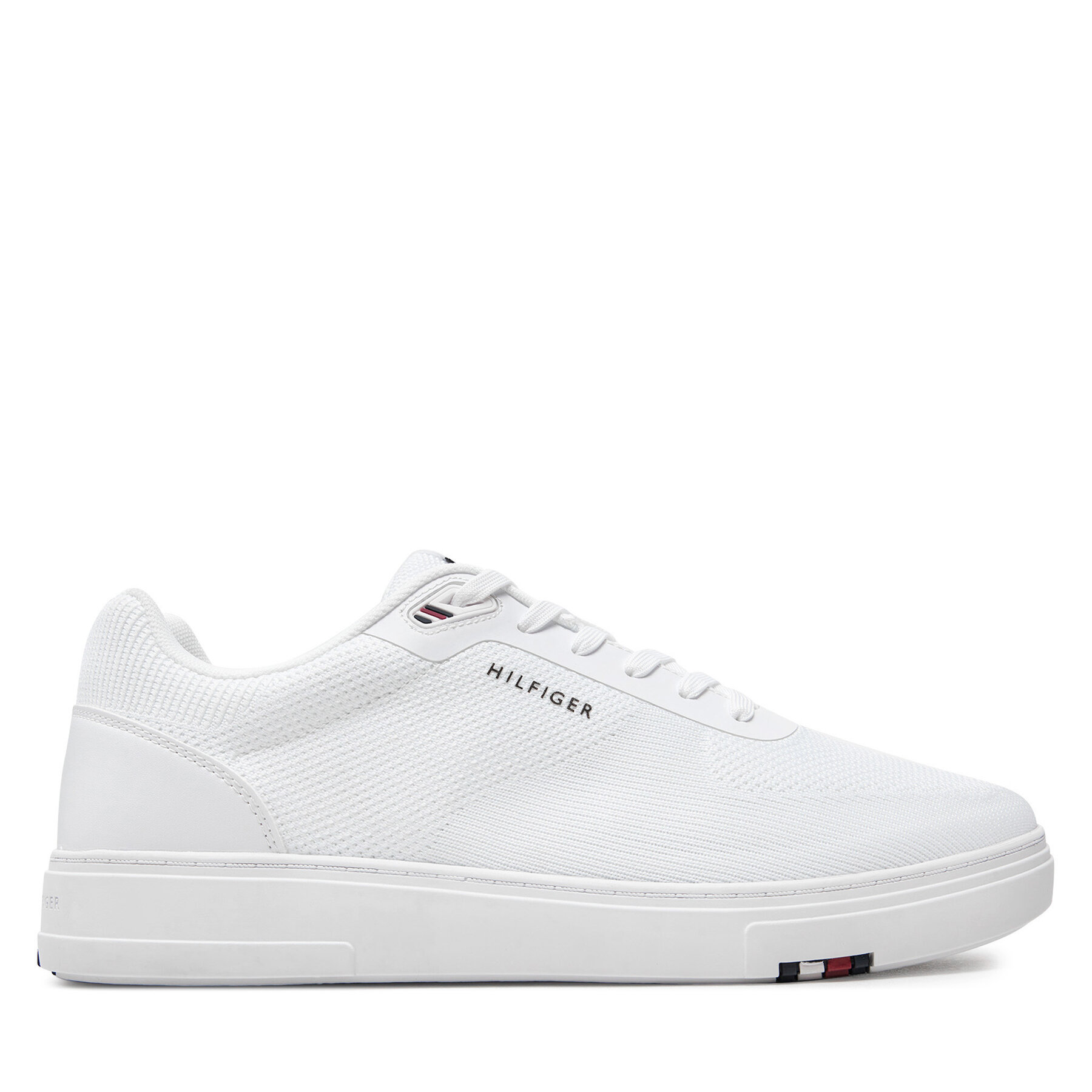 Sneakersy Tommy Hilfiger Modern Cup Knit Rwb FM0FM04942 Biela