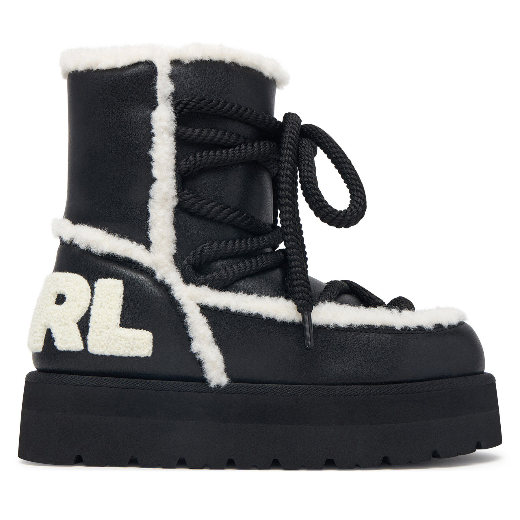 Μπότες Χιονιού KARL LAGERFELD Skylar Ski KL49676 Μαύρο