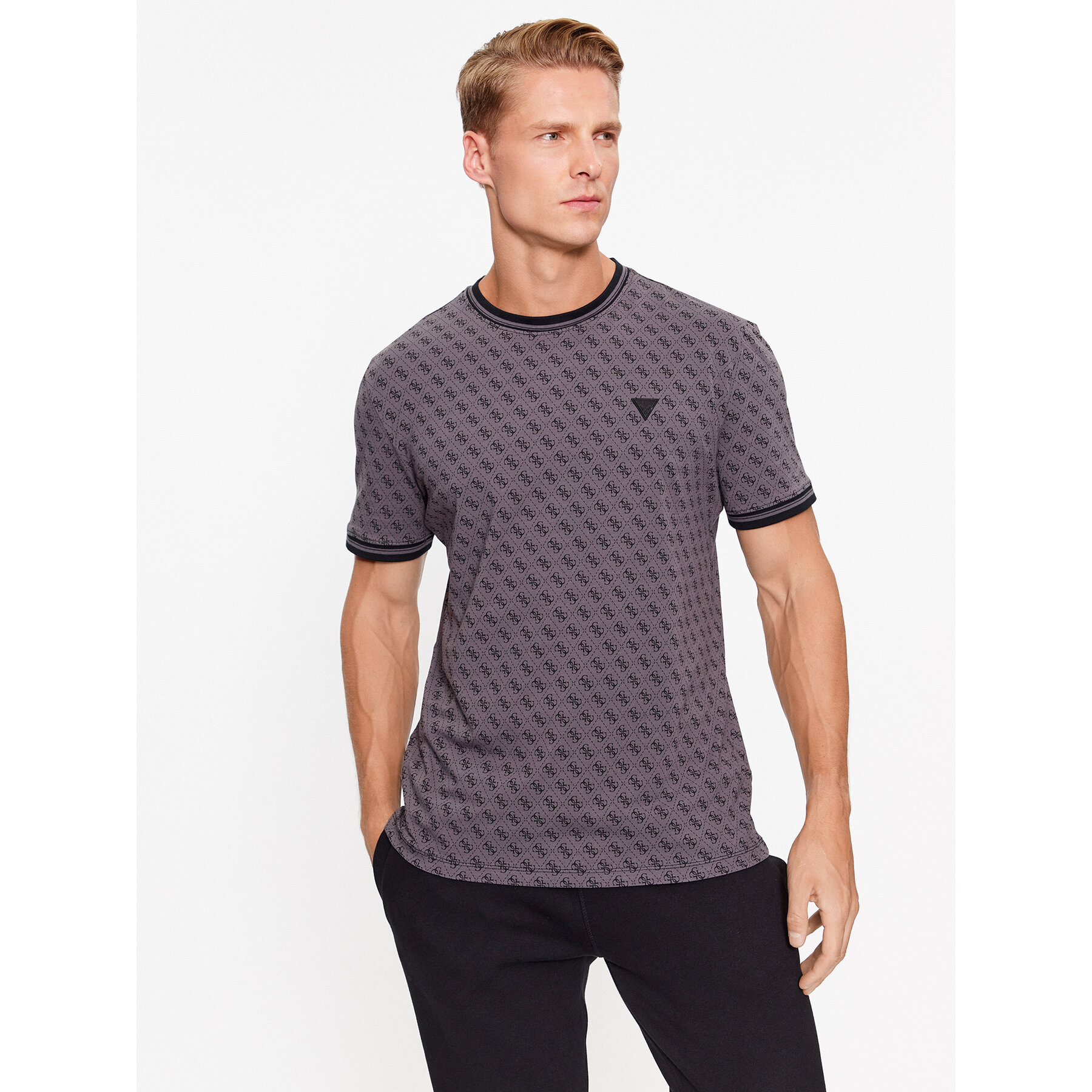 Guess Póló Marshall Z2YI05 J1314 Fekete Regular Fit