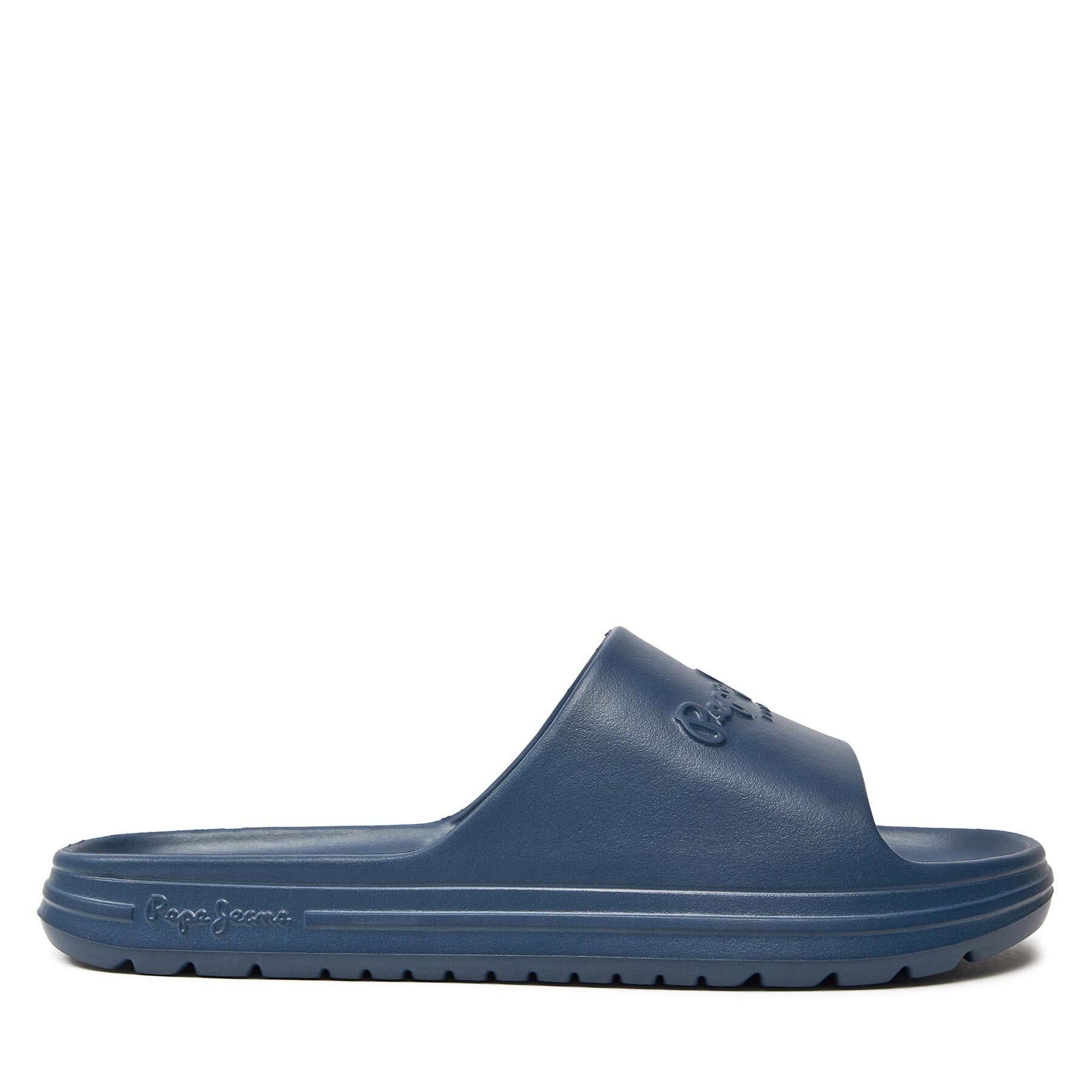 Męskie Pepe Jeans Klapki, Rozmiar 42 Granatowy Beach Slide M PMS70159