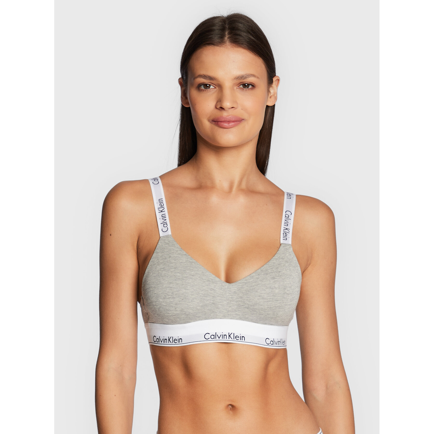 Calvin Klein Underwear Calvin Klein Underwear Σουτιέν χωρίς μπανέλα 000QF7059E Γκρι