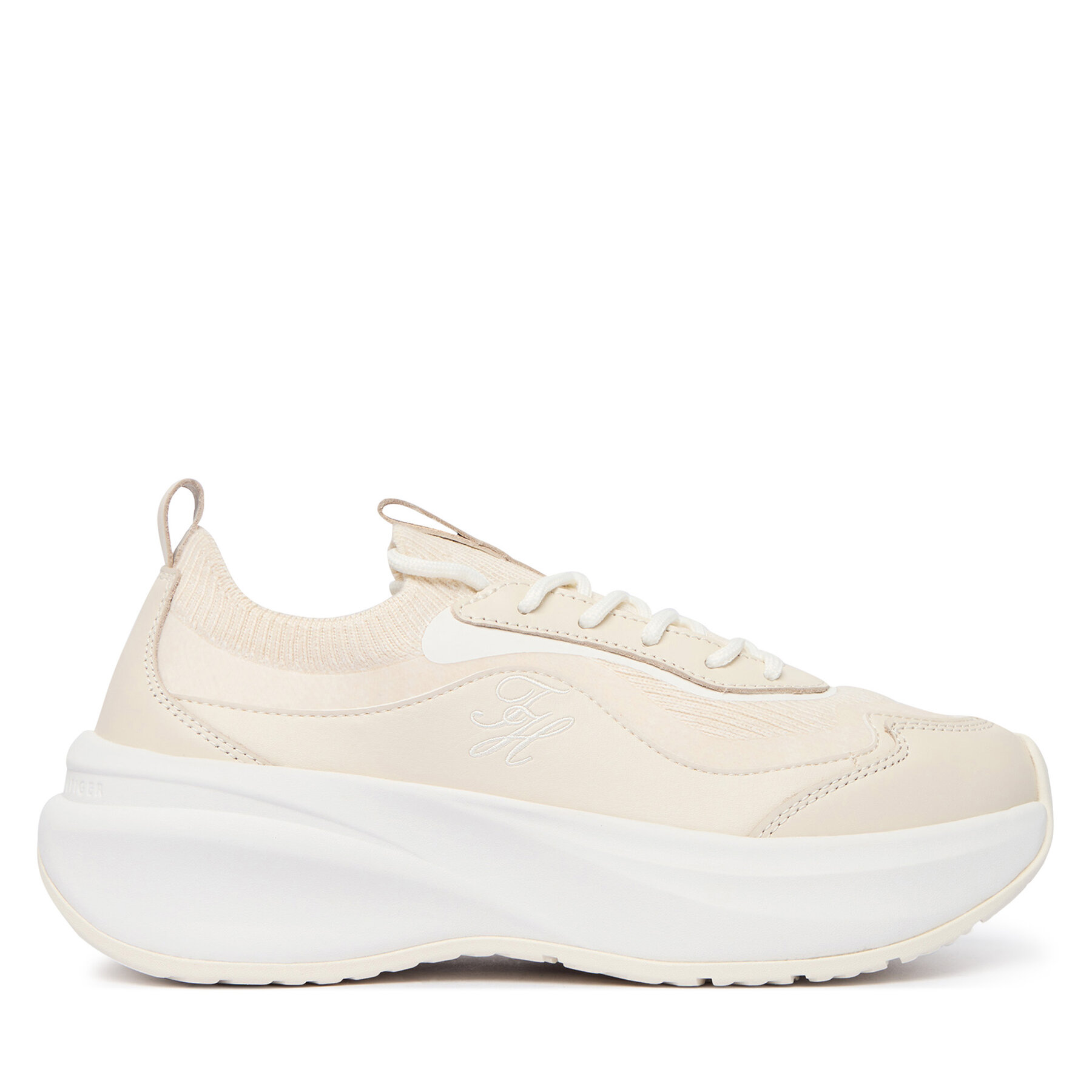 Sneakers Tommy Hilfiger TH Wave Runner FW0FW09484 Crem