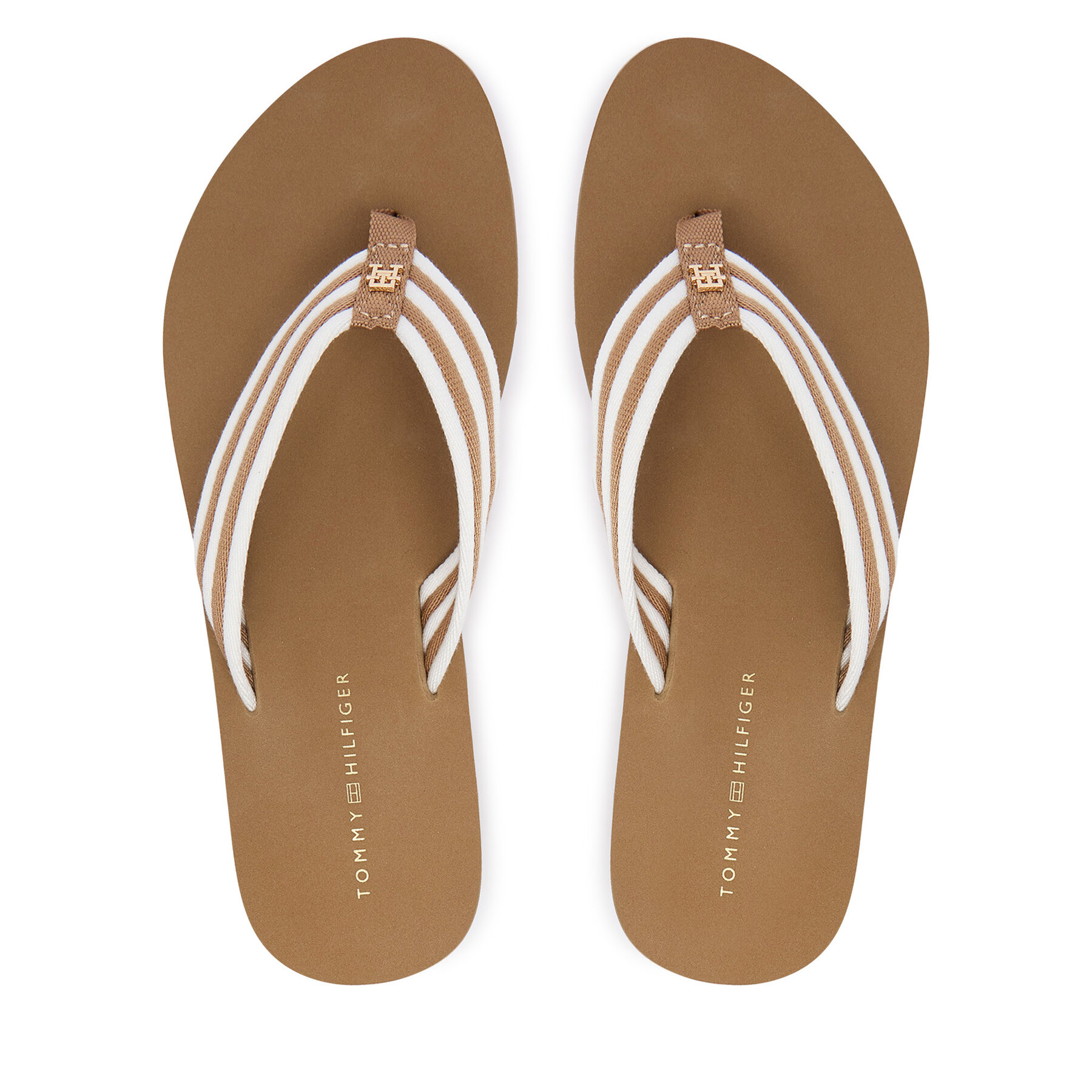Flip flop Tommy Hilfiger FW0FW09196 Bej deschis