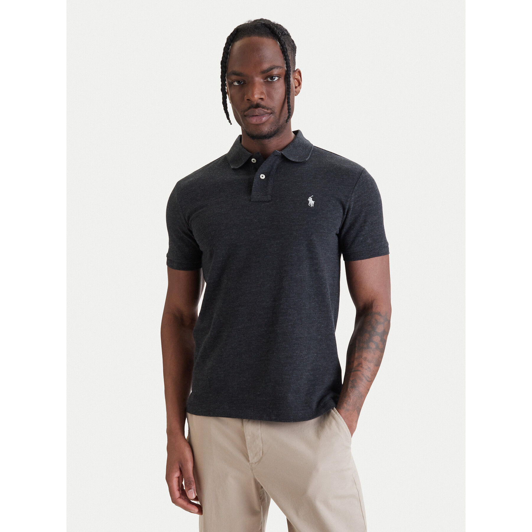 Polo Ralph Lauren Polo Classics 710536856031 Γκρι Slim Fit