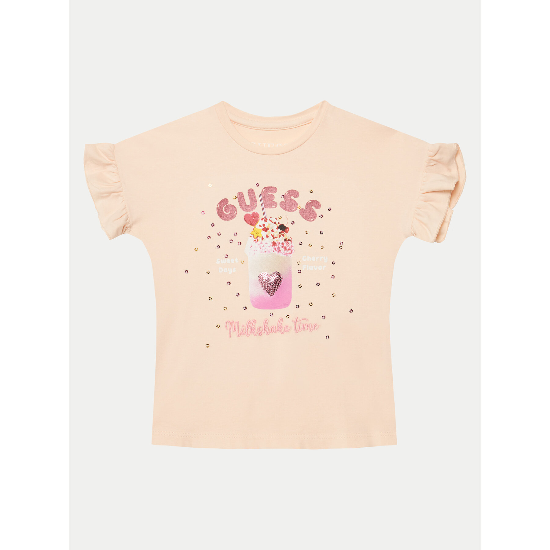 Guess T-Shirt K5GI02 K6YW4 Ροζ Regular Fit