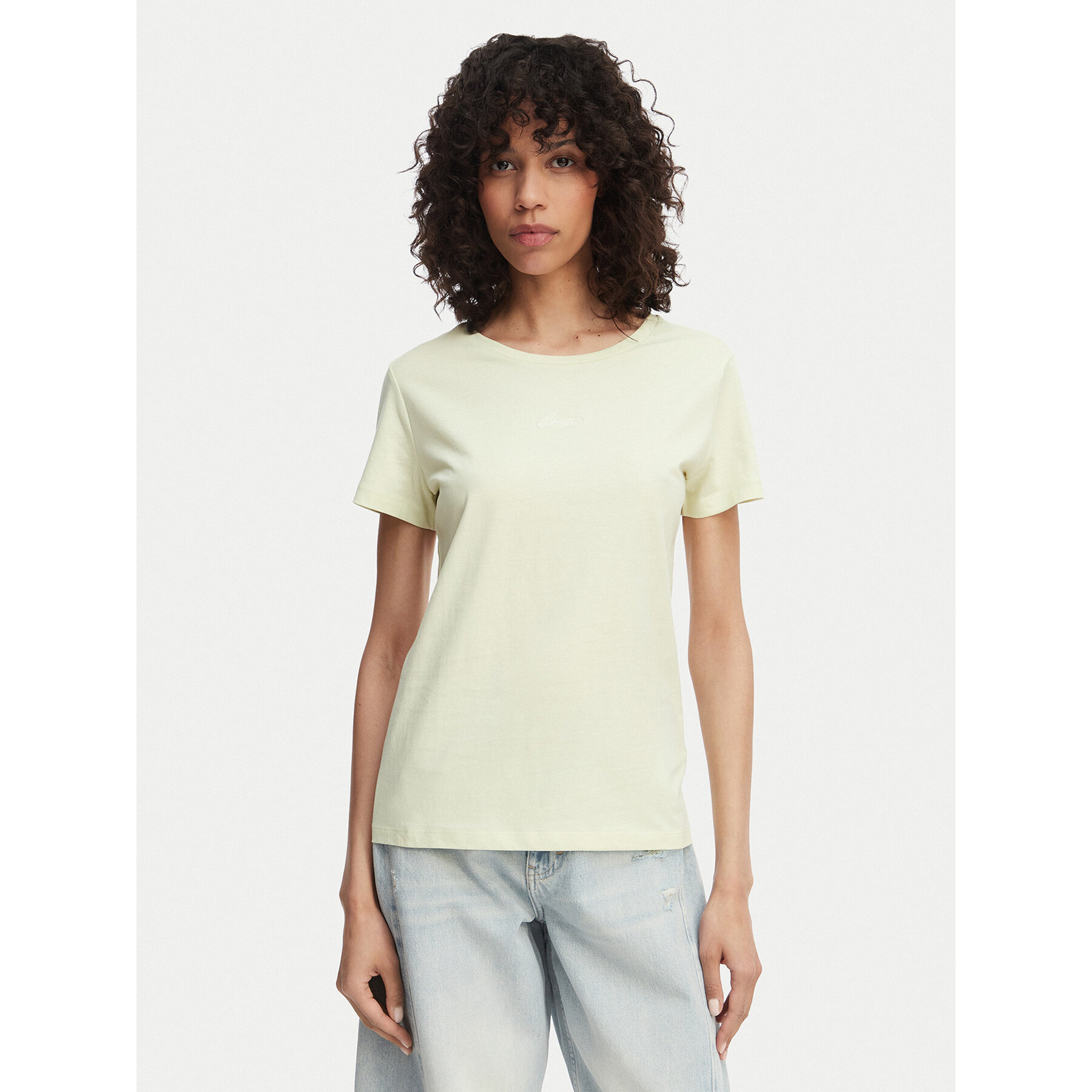 BOSS T-Shirt Elove 50554696 Grün Slim Fit