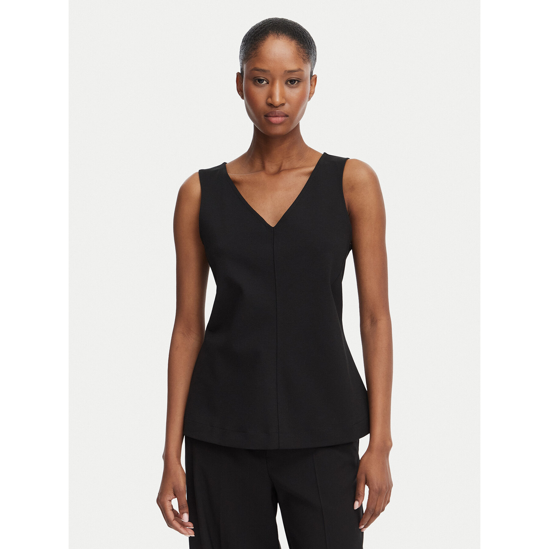 Calvin Klein Jeans Top LV044G206G Schwarz Slim Fit