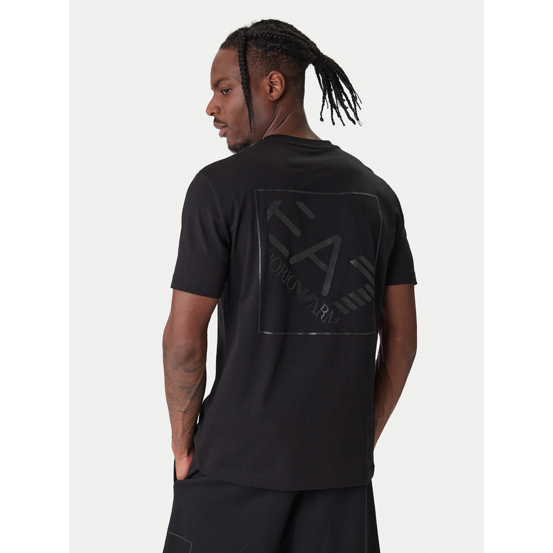 EA7 Emporio Armani Camiseta 7M001487 AF17789 UC001 Negro Regular Fit