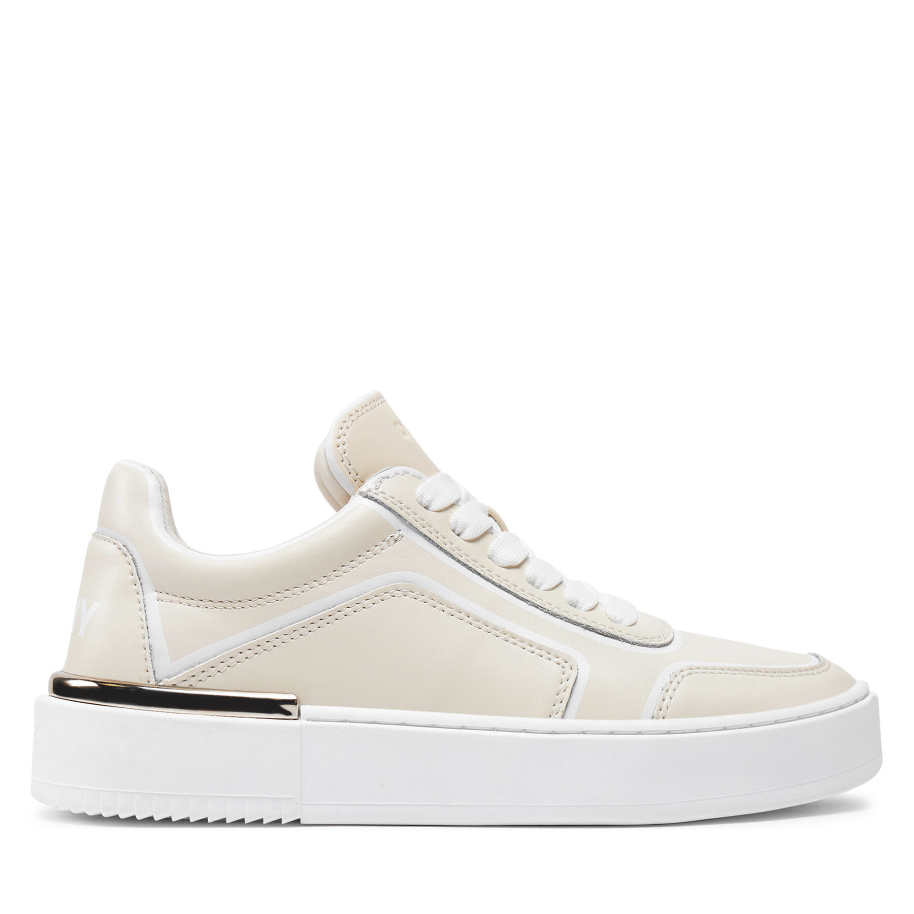 Dámske Sneakersy DKNY, Rozmer: 37, Écru, K3491306